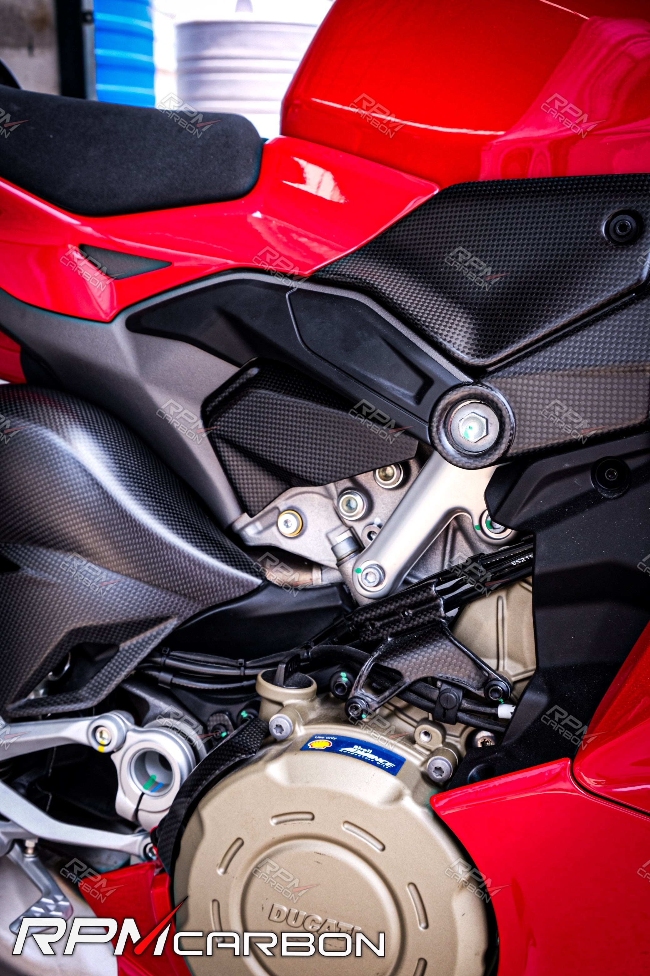 Ducati Panigale V4 / Streetfighter V4 Carbon Side Fairing Inner Panel Covers