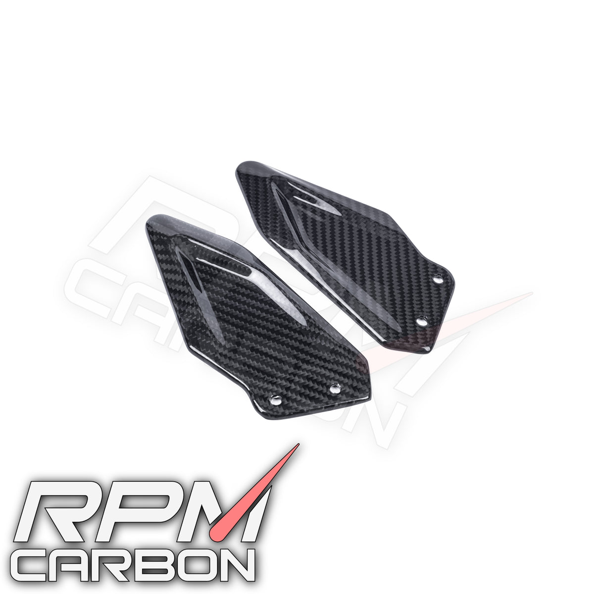 BMW S1000RR M1000RR واقيات كعب من ألياف الكربون لمجموعة دواسات M Rearset (اقرأ الوصف)