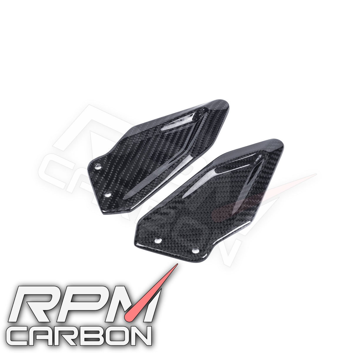 BMW S1000RR M1000RR M Rearset Carbon Fiber Heel Guards (Read Description)