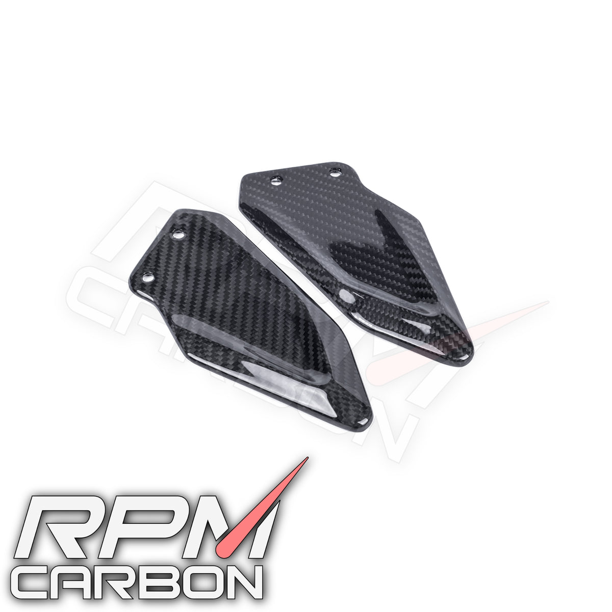BMW S1000RR M1000RR M Rearset Carbon Fiber Heel Guards (Read Description)