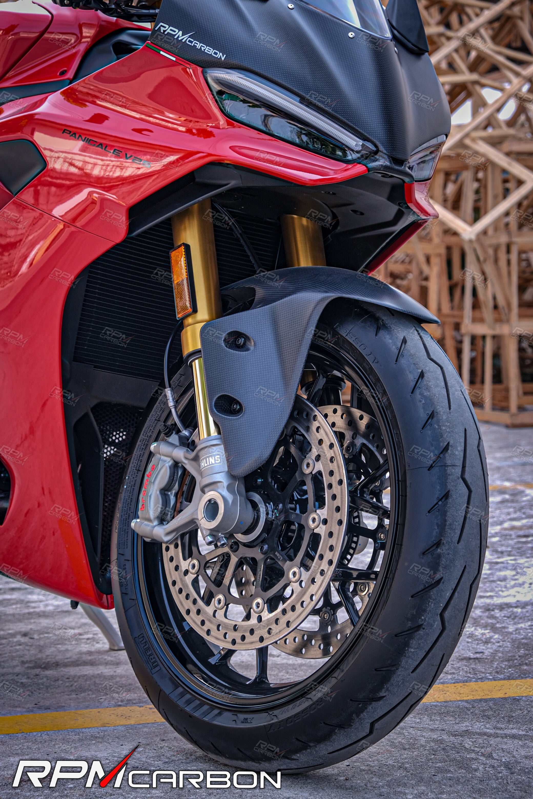 Ducati Panigale V2 ( 2025+ ) - Carbon Fiber Accessories RPM Carbon