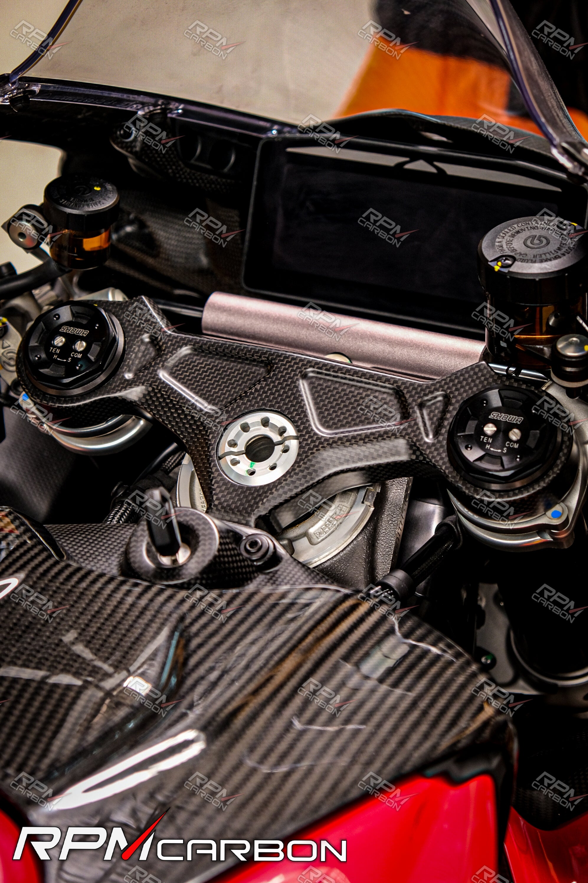Ducati Panigale V4 Carbon Triple Clamp Cover