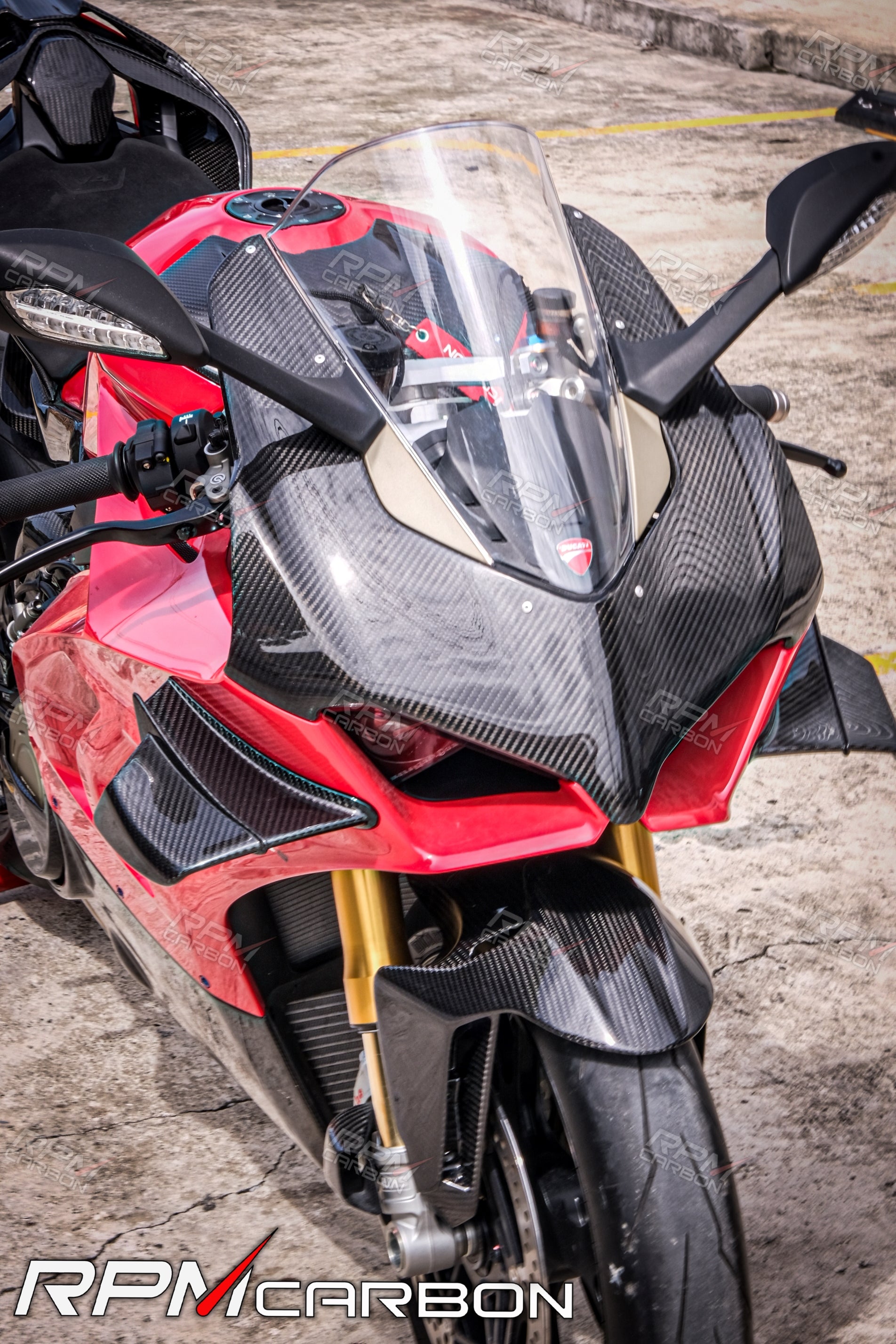 Ducati Panigale V4 V4S V4R ( 2018 - 2021 ) Carbon Fiber Parts and