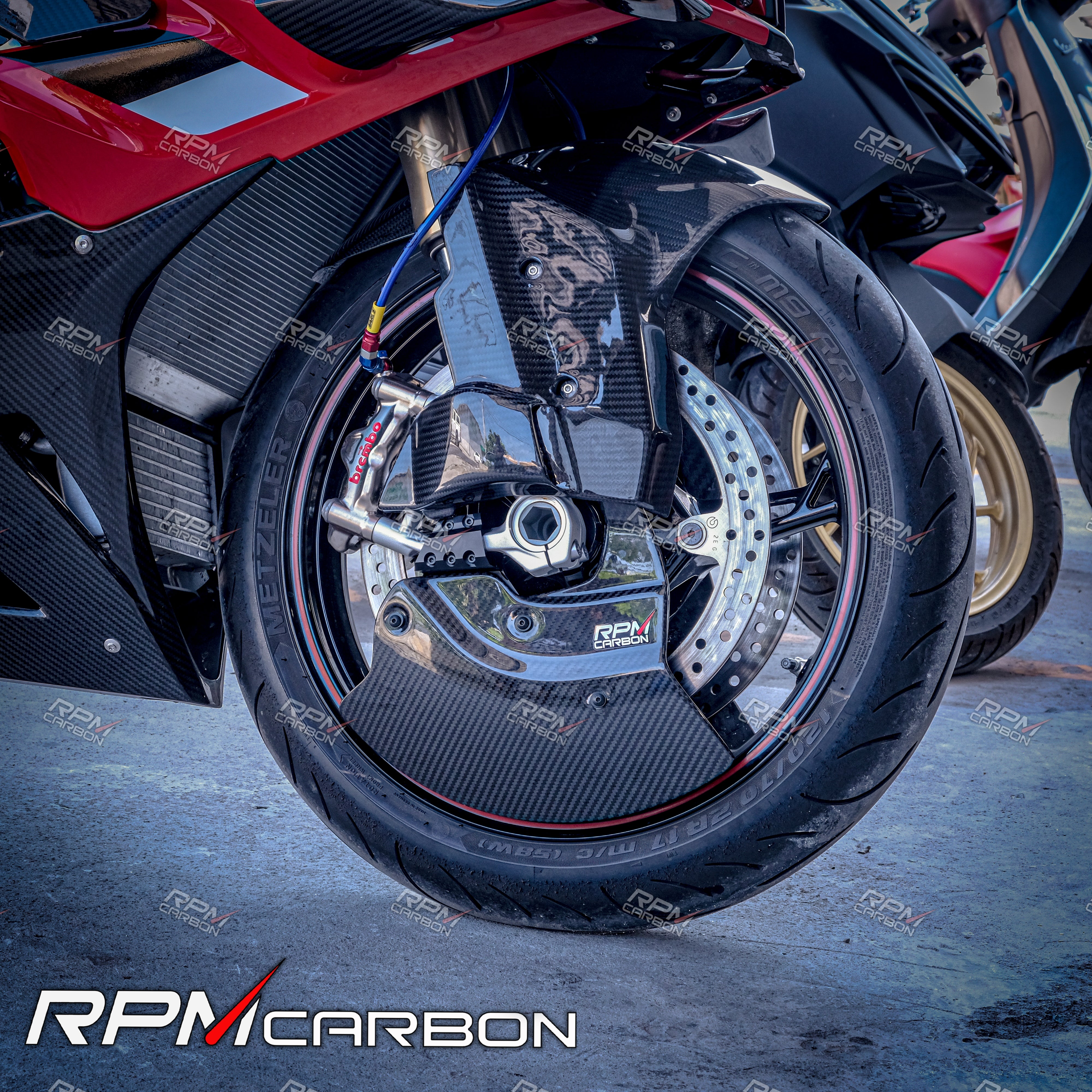 BMW M1000RR S1000R S1000RR カーボンファイバー エアロディスクカバー
