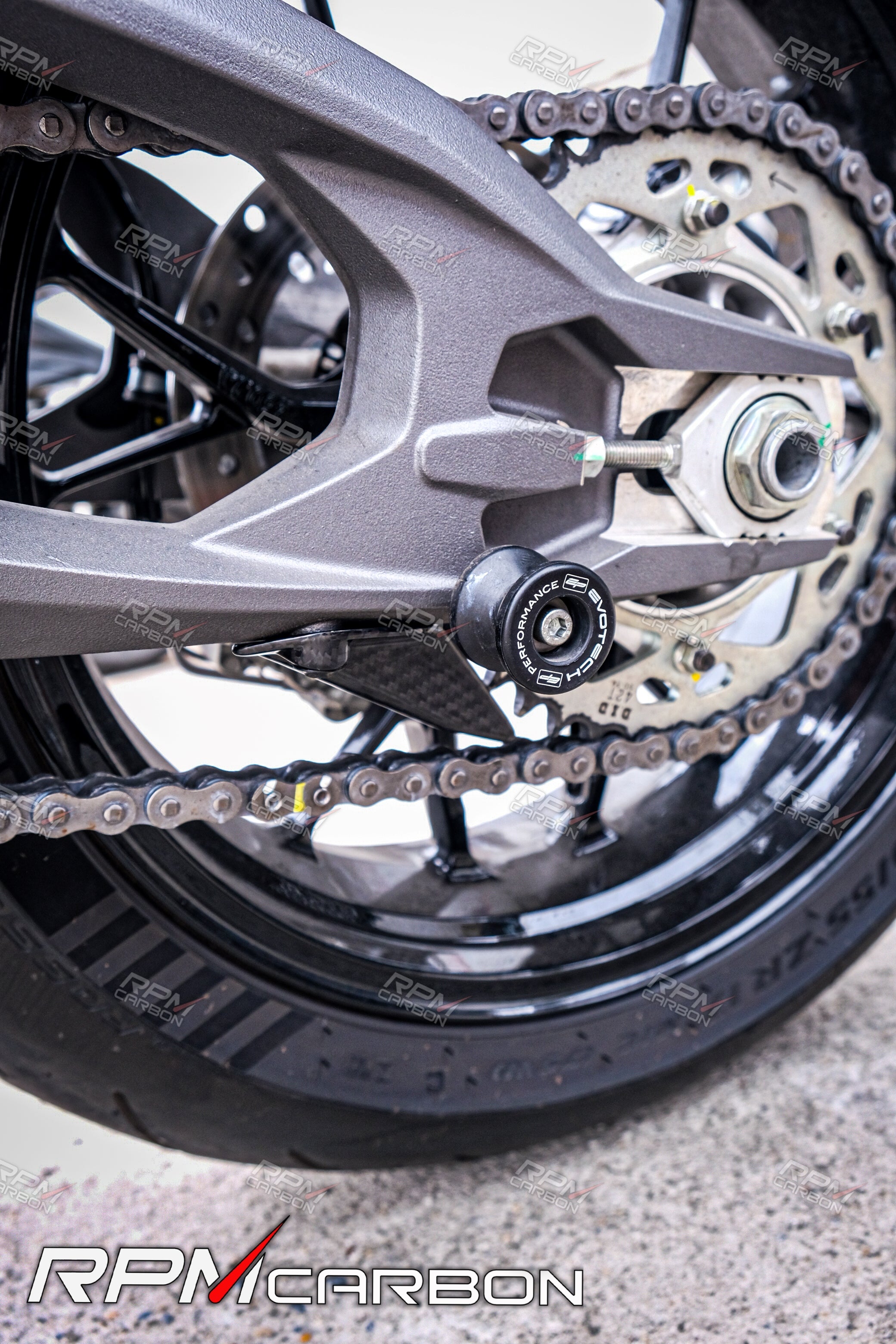 Ducati Panigale V2 Carbon Rear Sprocket Guard