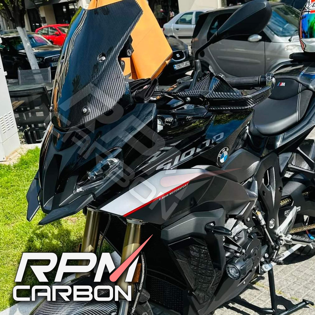 100% Carbon Fiber Wind Screen Inner Panel Fairing For 2020-2025 BMW S1000XR – Glossy, Pre-Drilled, Lifetime Warranty