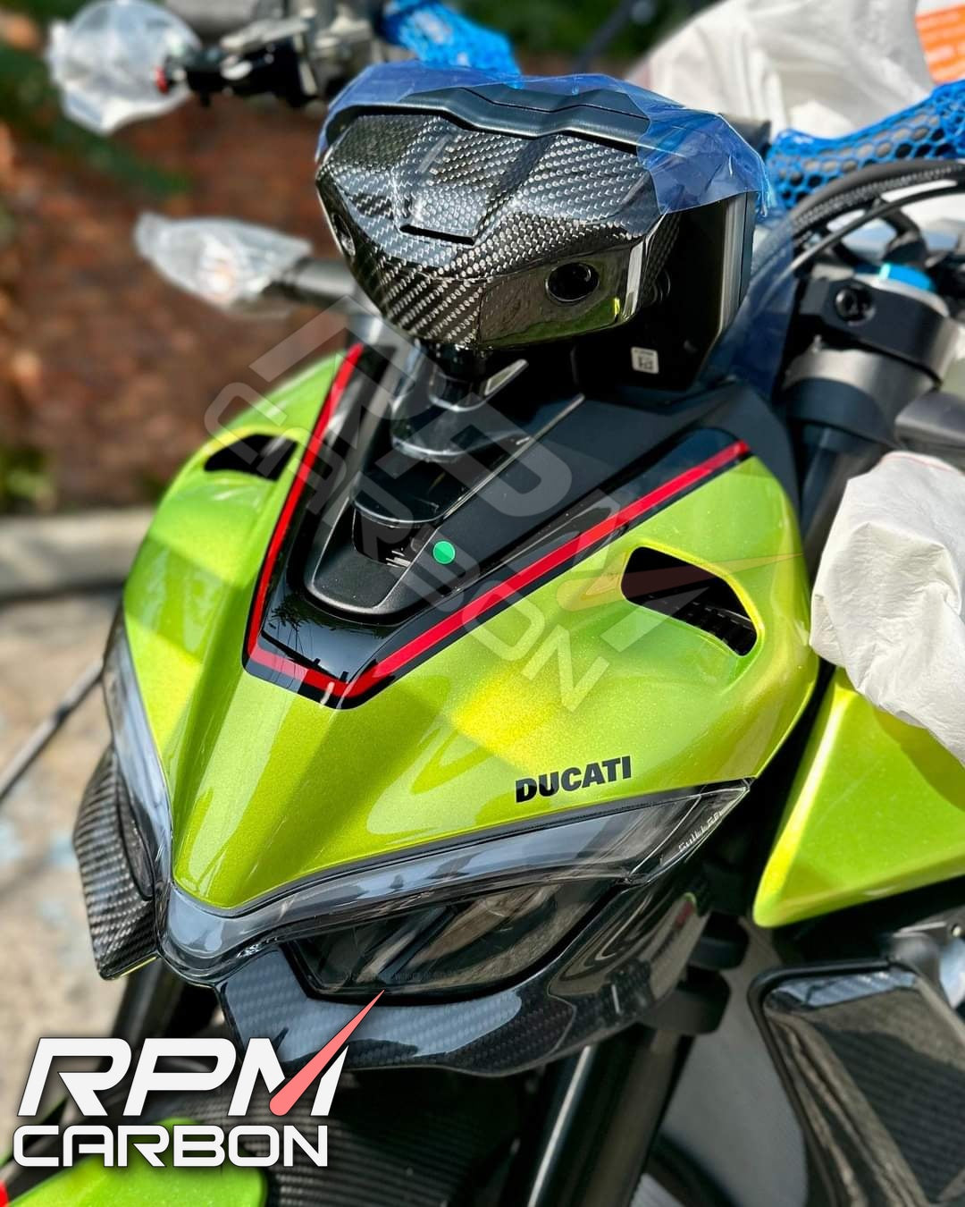 a_a Ducati Streetfighter V4 Carbon Fiber Dash Cover DP Version