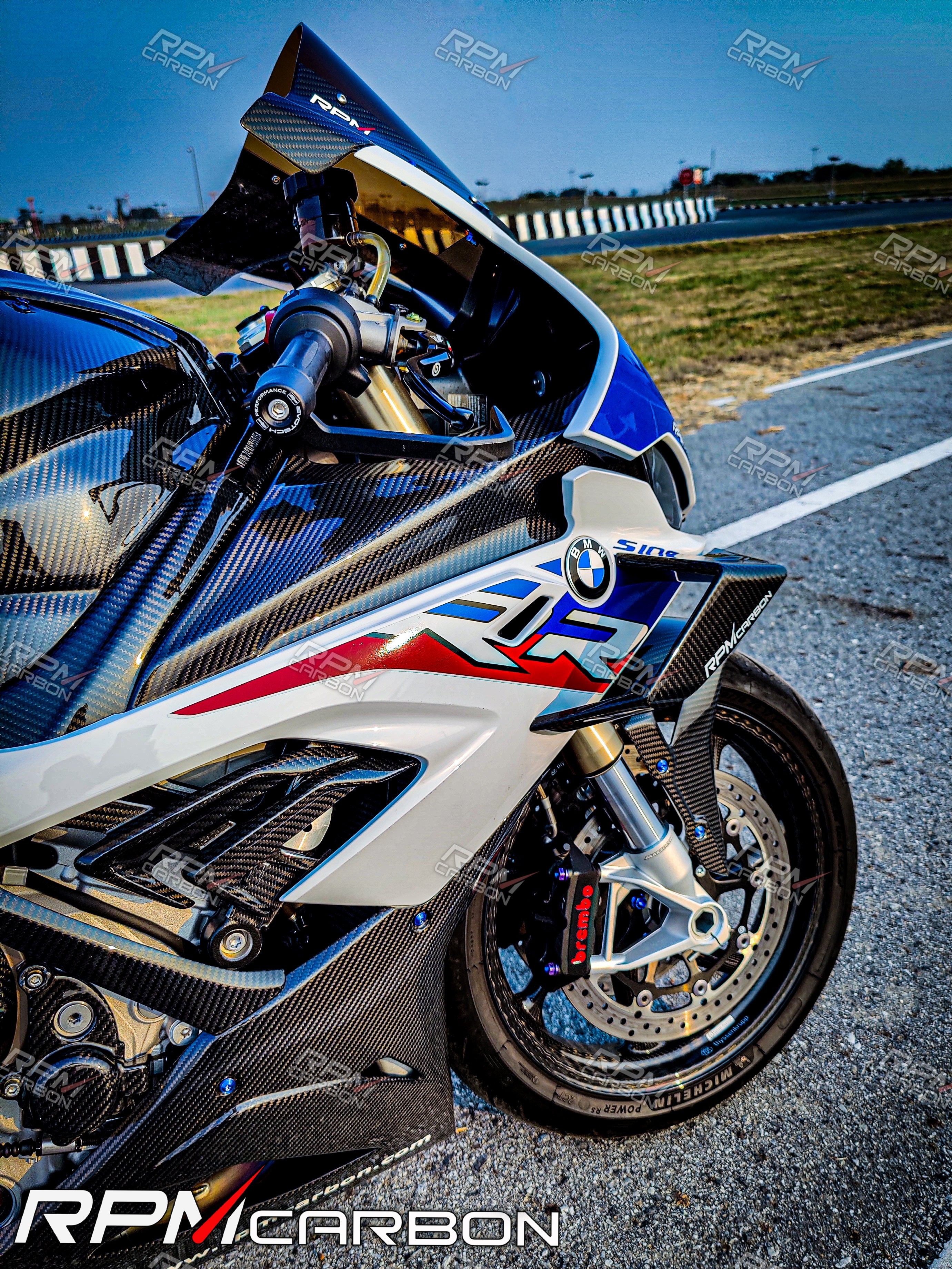 BMW M1000RR Replica Carbon Fiber Winglets for S1000RR