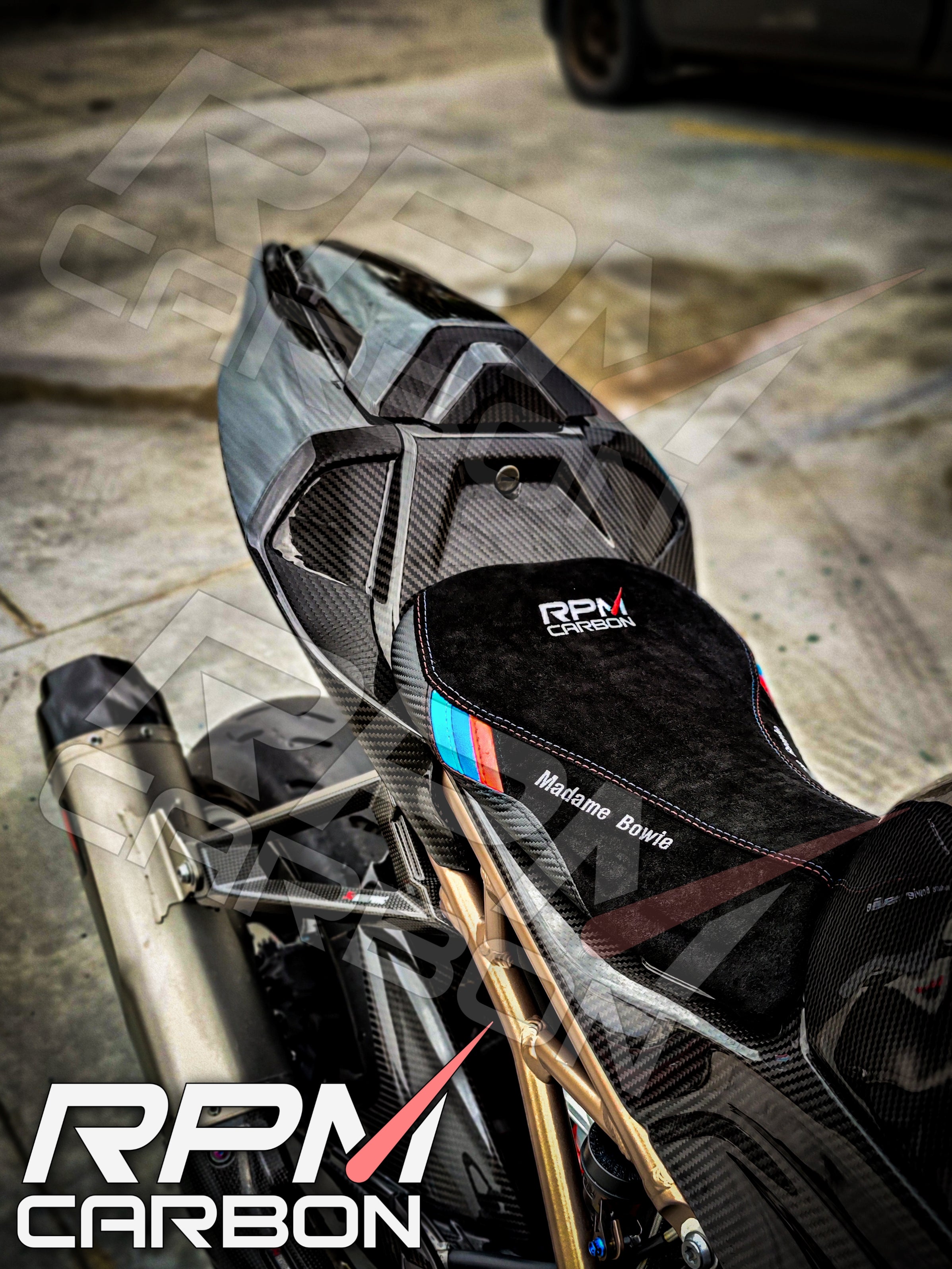 BMW S1000RR Carbon Fiber Rear Seat Panel