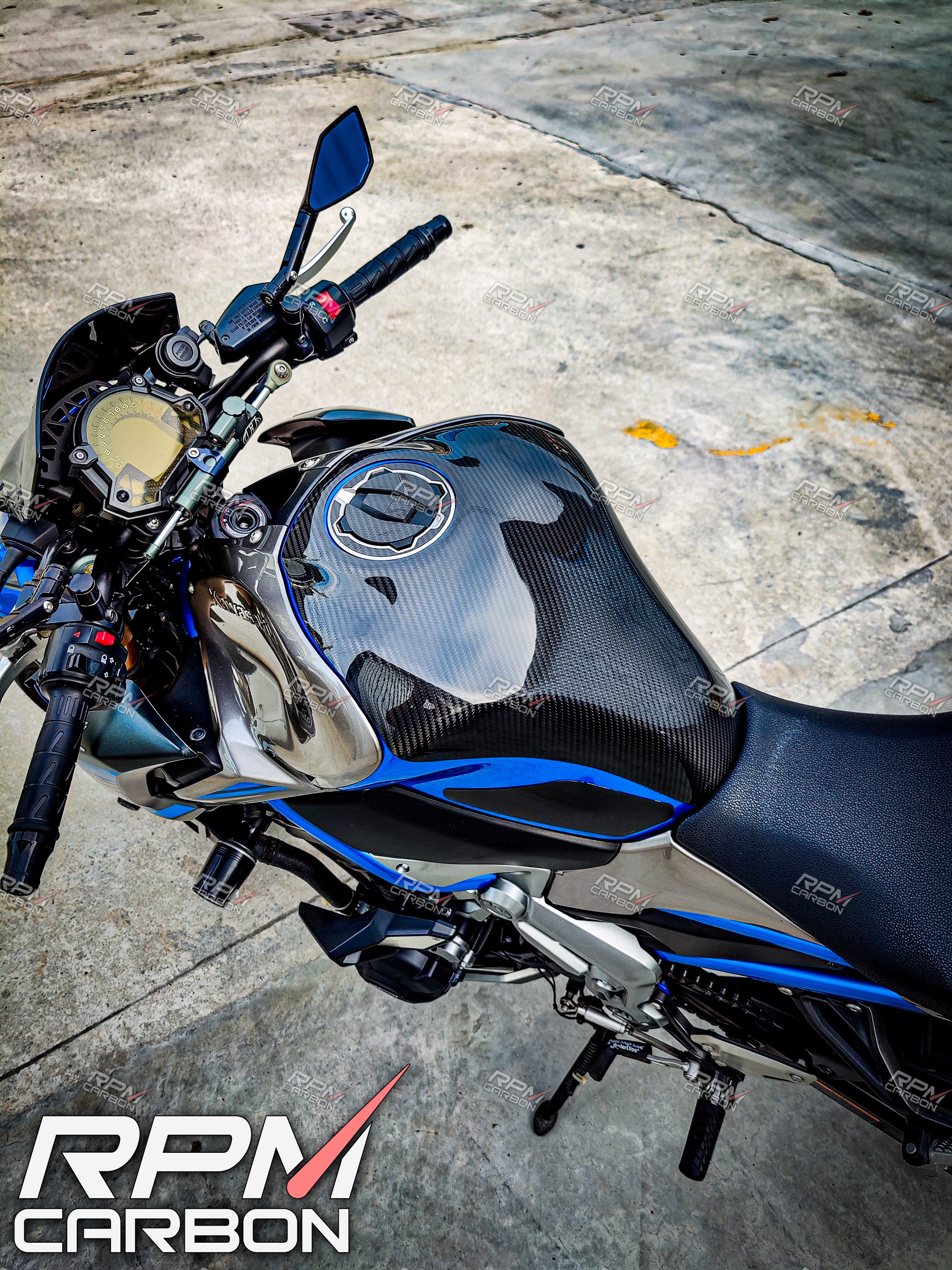 Kawasaki RPM Carbon タンクカバー　 新品　カーボン Webike | RPM CARBON アールピーエムカーボン タンクカバー NINJA ZX