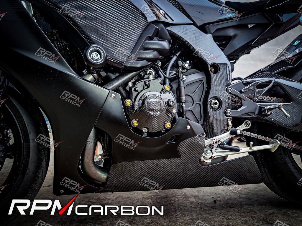 R1 Engine Case Yamaha R1 R1M Carbon Fiber Engine Crankcase Stator Cover