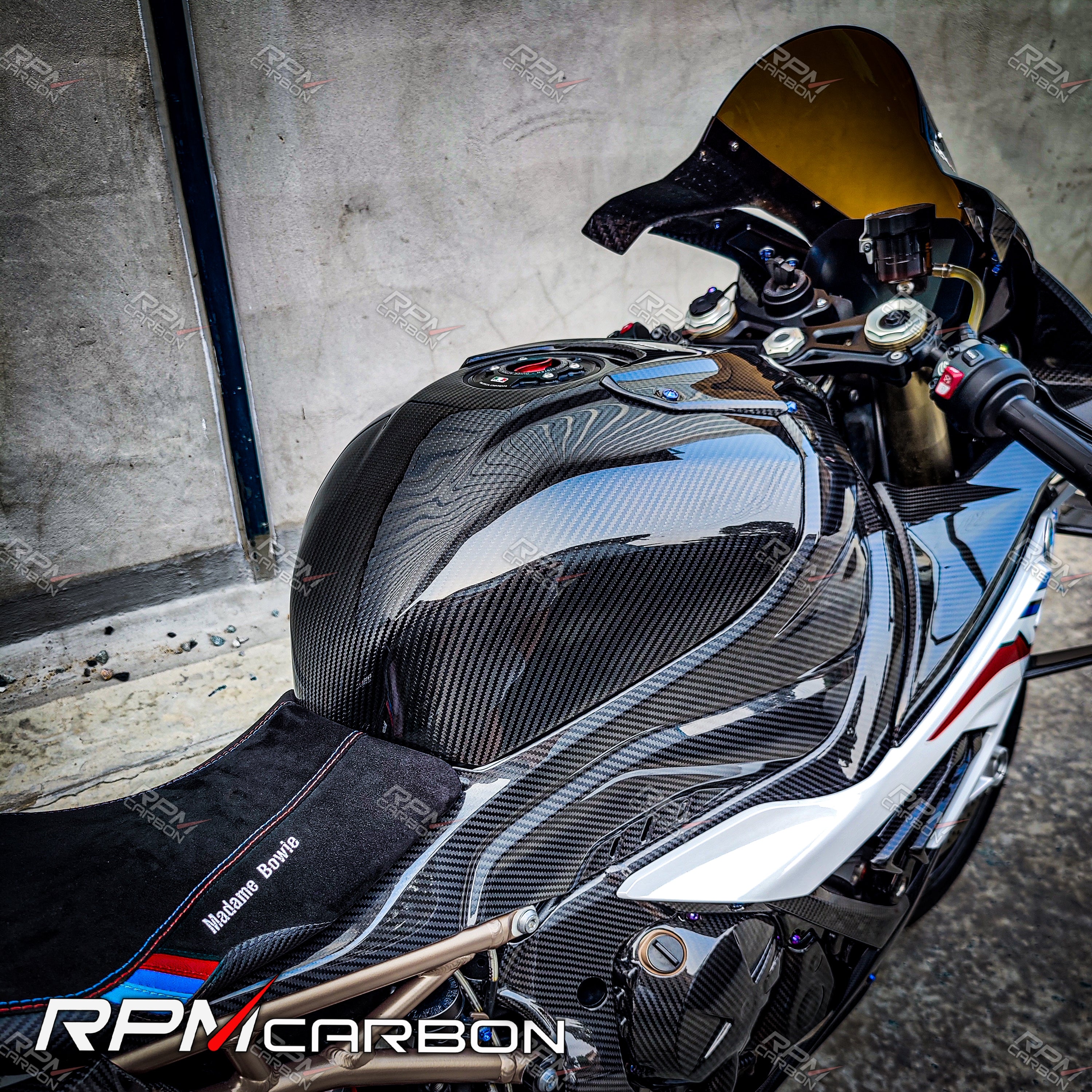 BMW S1000RR S1000R Carbon Fiber Full Tank Cover