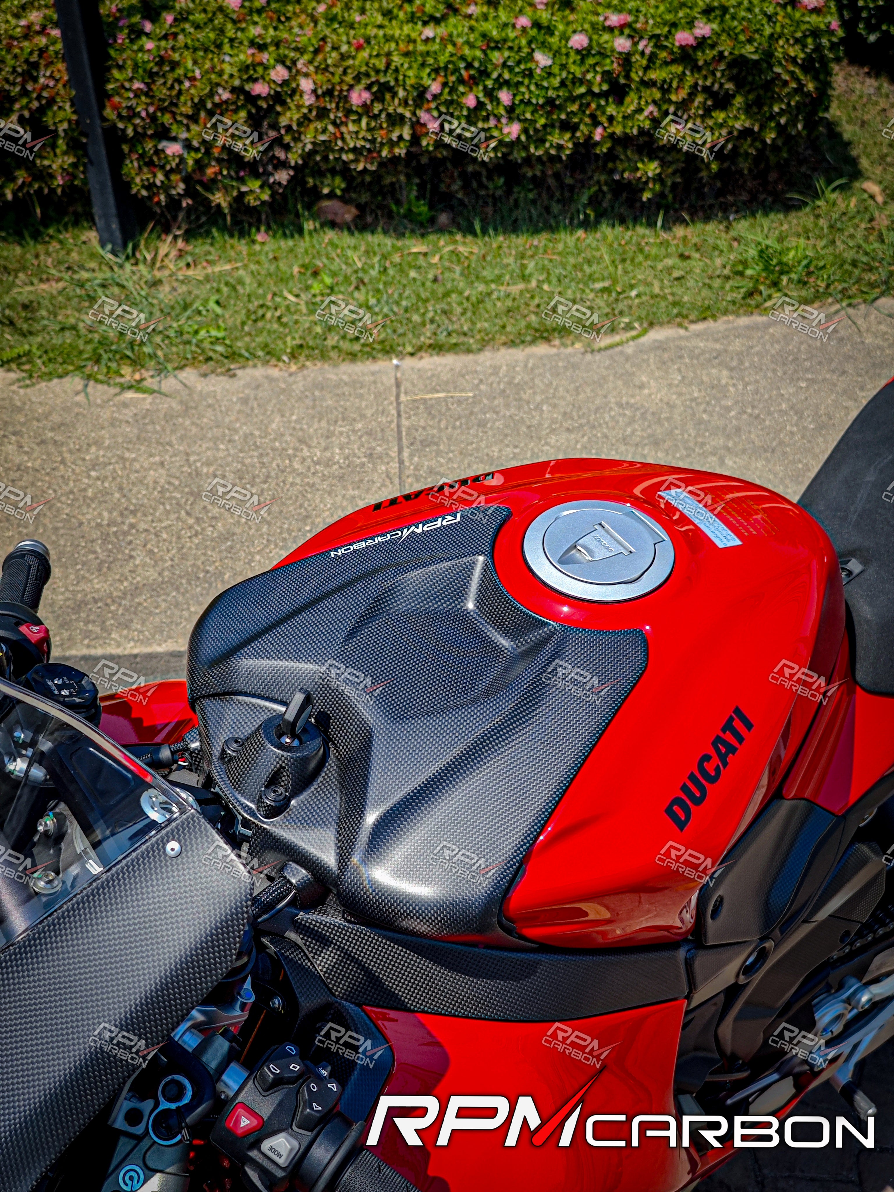 Ducati Panigale V4 Carbon Batterie-Airbox-Abdeckung