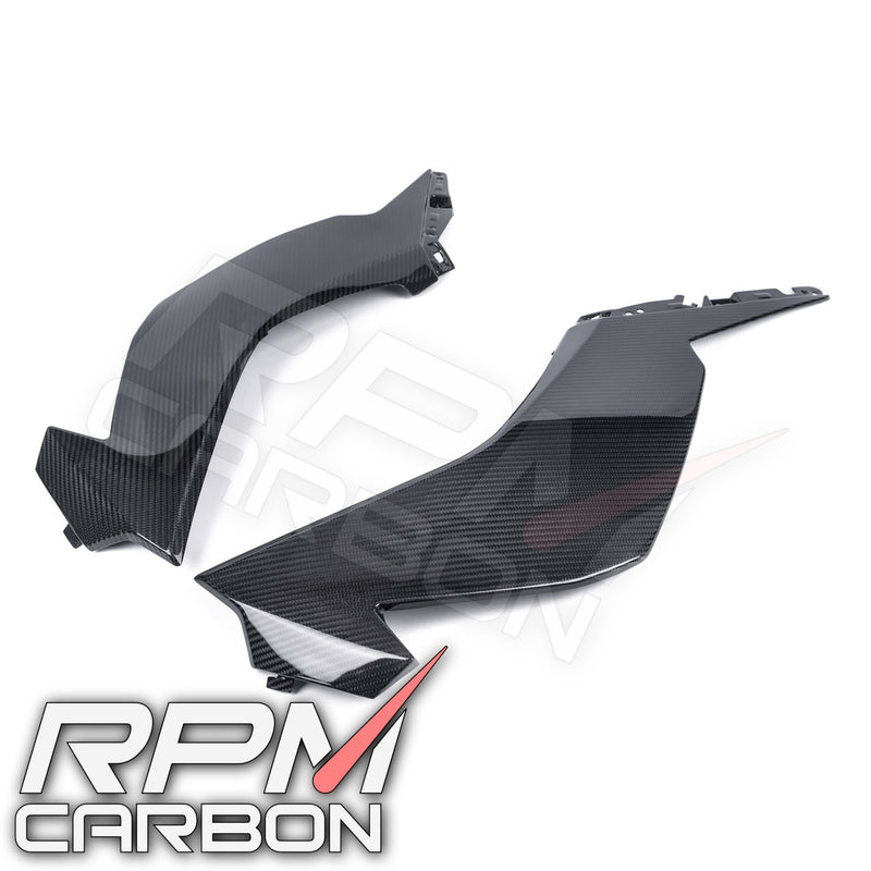 Kawasaki ZX-6R Carbon Upper Side Fairings