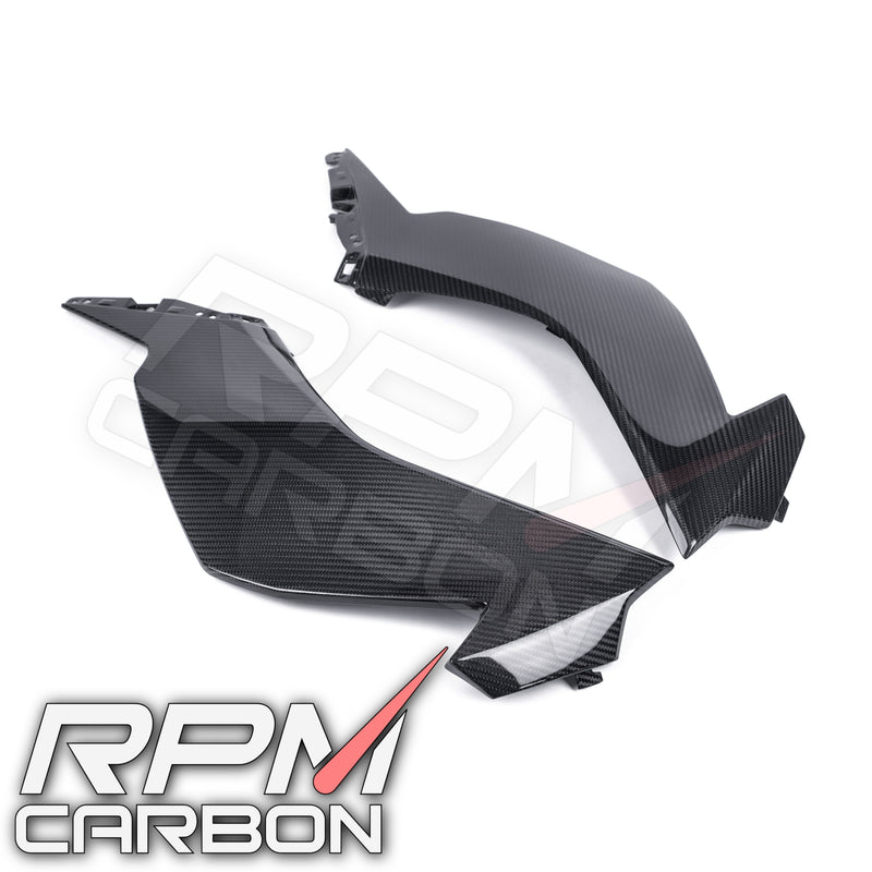 Kawasaki ZX-6R Carbon Upper Side Fairings