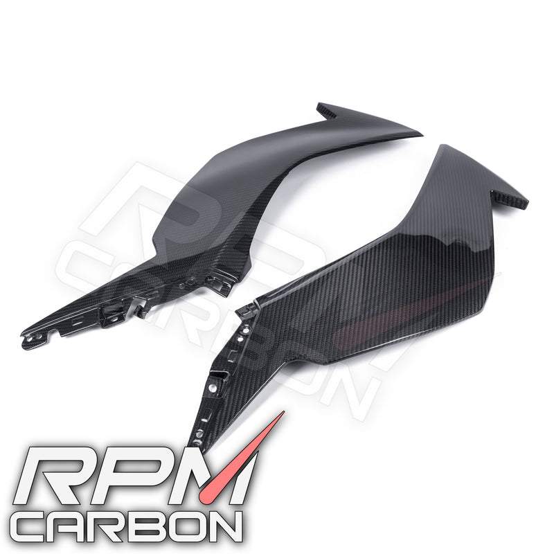 Kawasaki ZX-6R Carbon Upper Side Fairings