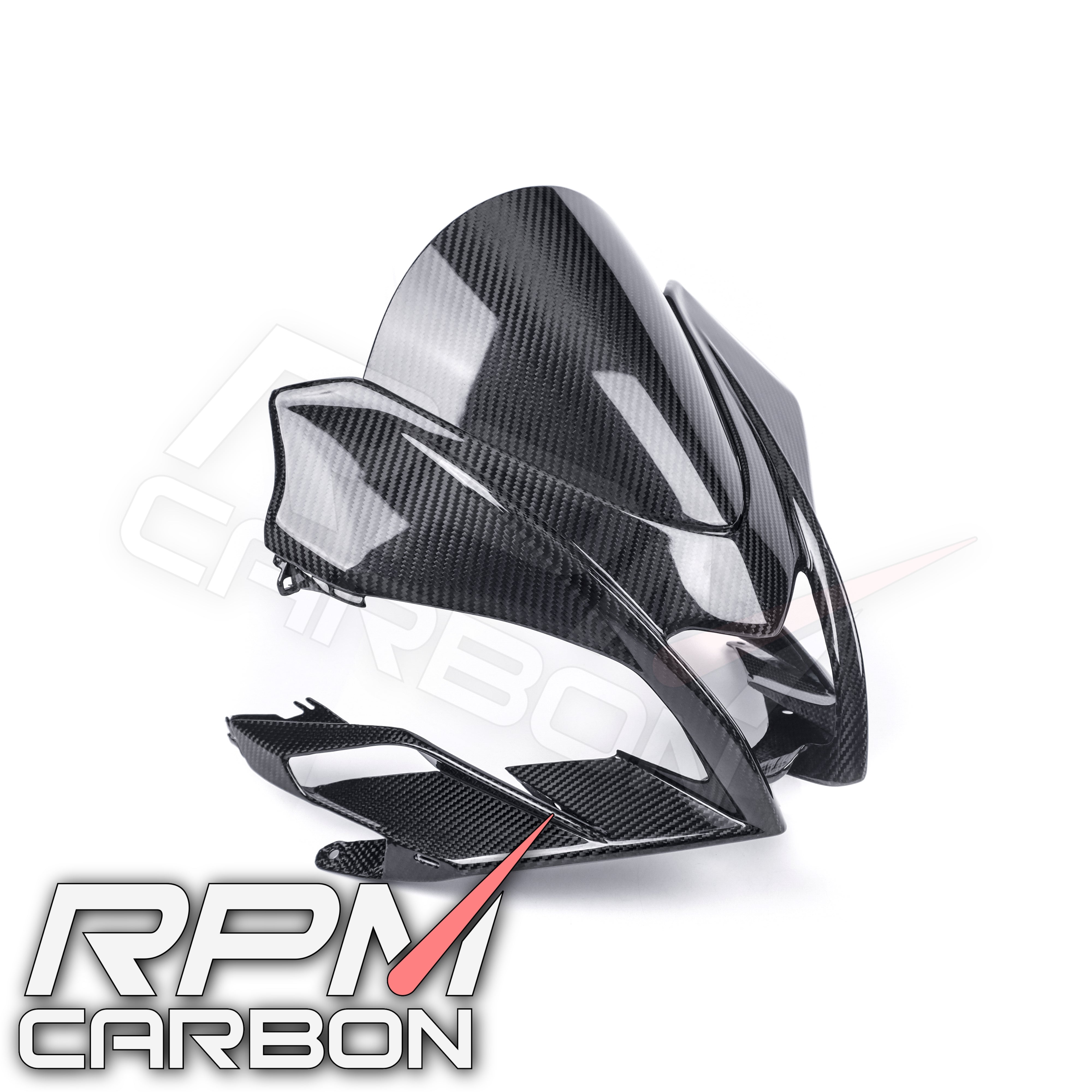 Aprilia Tuono V4 Carbon Fiber Front Fairing with Windshield