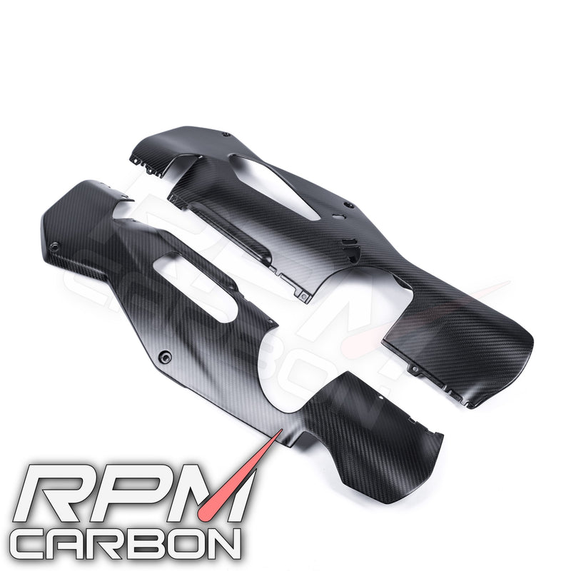 Aprilia RSV4 Carbon Belly Pan Fiber Lower Side Fairings