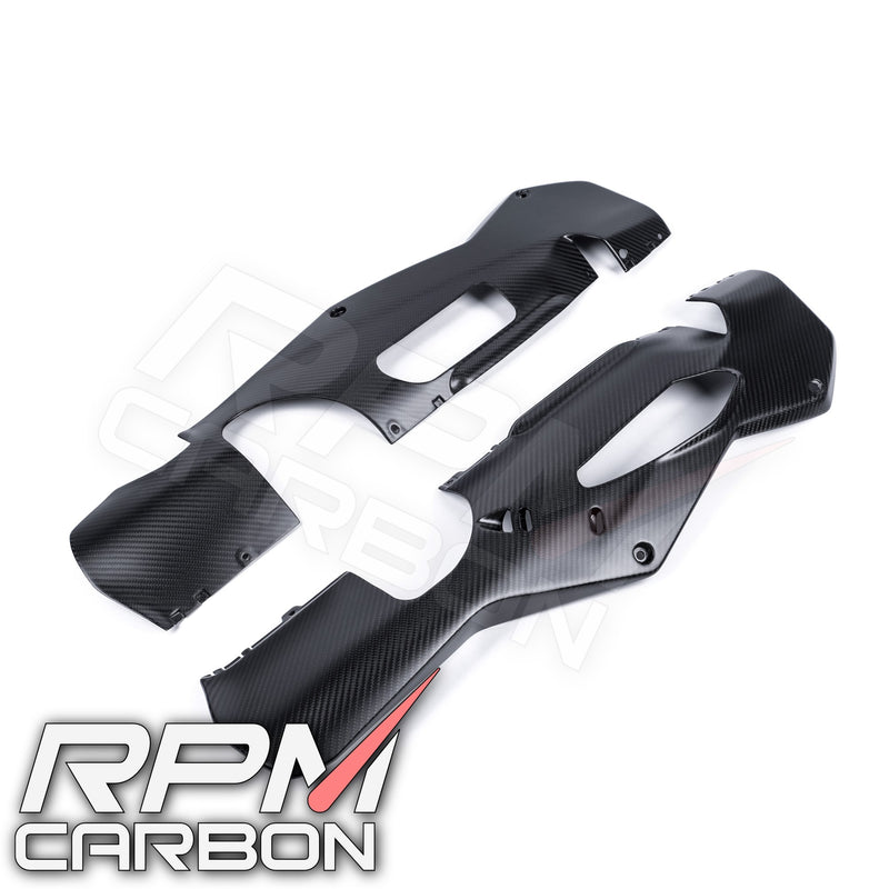 Aprilia RSV4 Carbon Belly Pan Fiber Lower Side Fairings