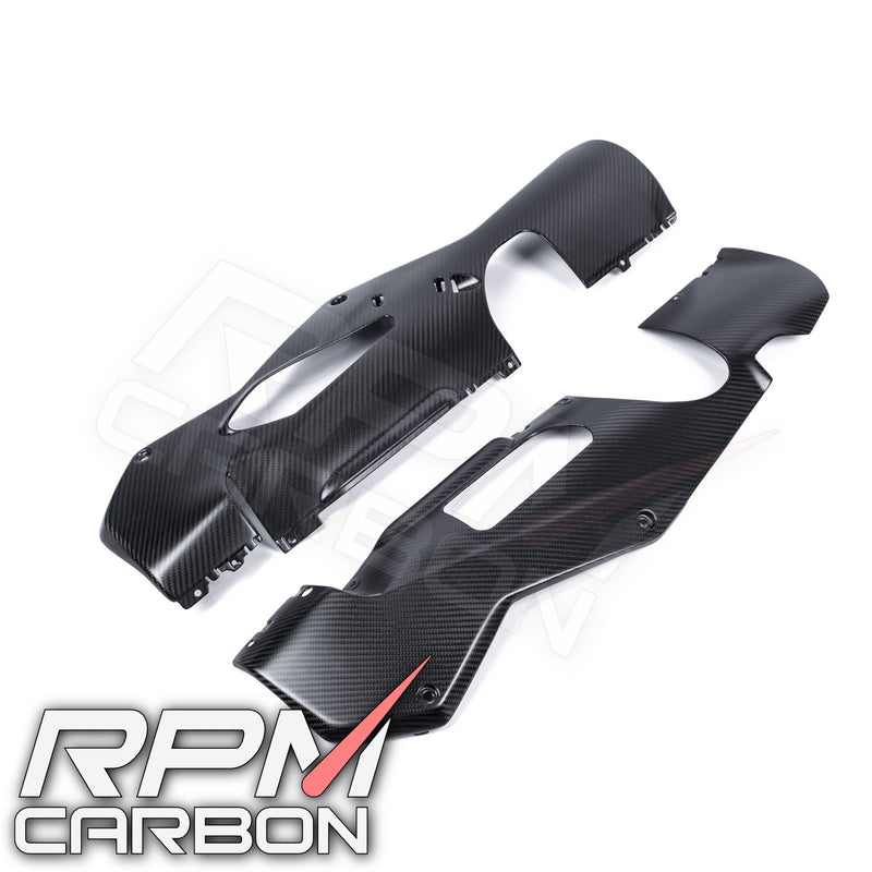 Aprilia RSV4 Carbon Belly Pan Fiber Lower Side Fairings