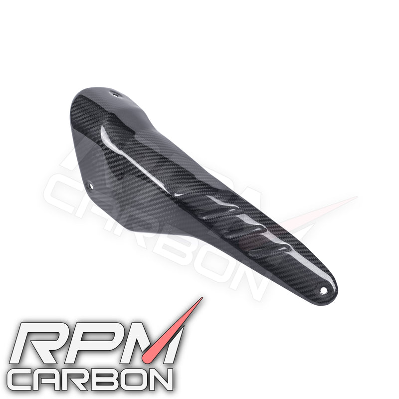 Aprilia RSV4 / TuonoV4 Carbon Fiber Exhaust Shield Cover