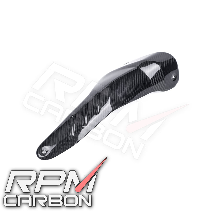 Aprilia RSV4 / TuonoV4 Carbon Fiber Exhaust Shield Cover