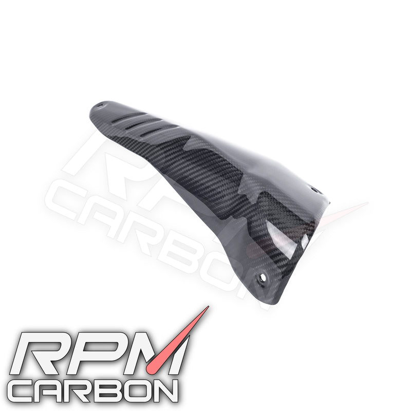 Aprilia RSV4 / TuonoV4 Carbon Fiber Exhaust Shield Cover