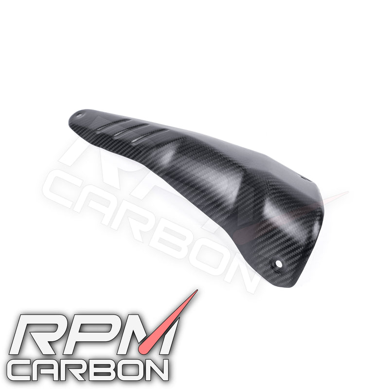 Aprilia RSV4 / TuonoV4 Carbon Fiber Exhaust Shield Cover