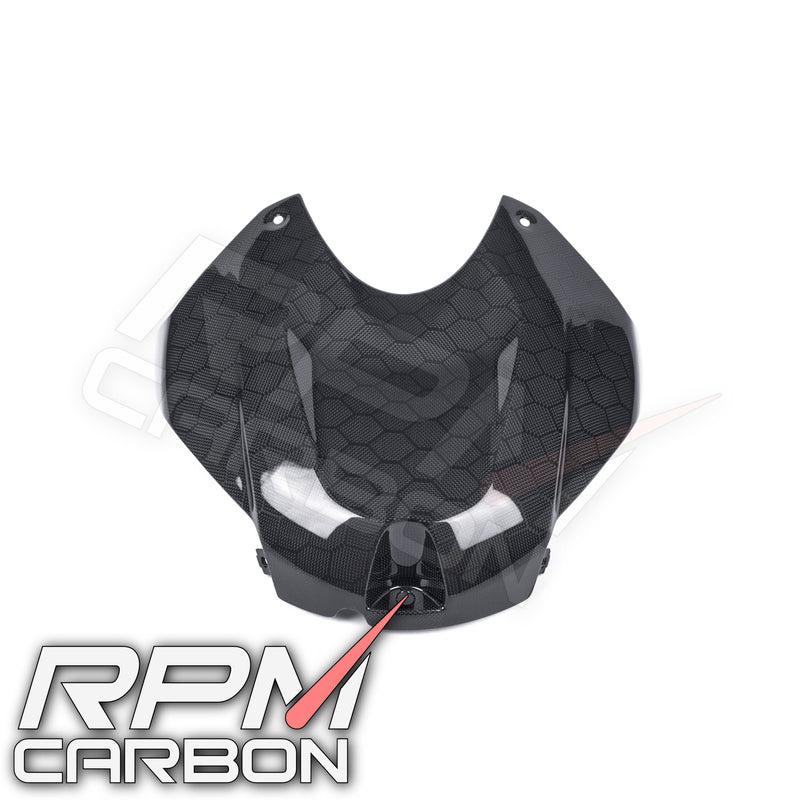 BMW S1000RR S1000R Carbon Fiber Front Tank Airbox Cover