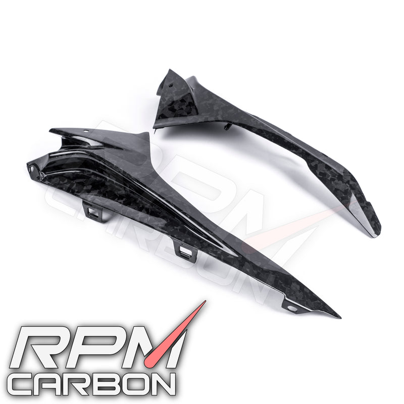 BMW S1000RR Carbon Fiber Upper Side Fairings Cowls