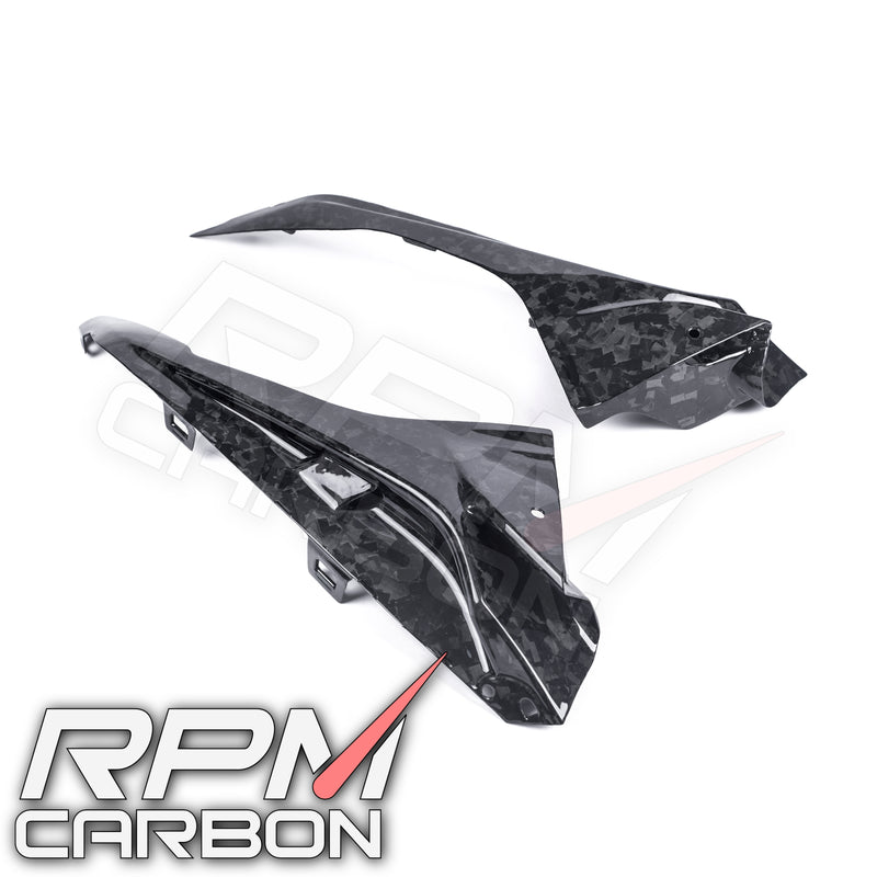 BMW S1000RR Carbon Fiber Upper Side Fairings Cowls