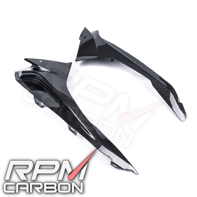 BMW S1000RR Carbon Fiber Upper Side Fairings Cowls