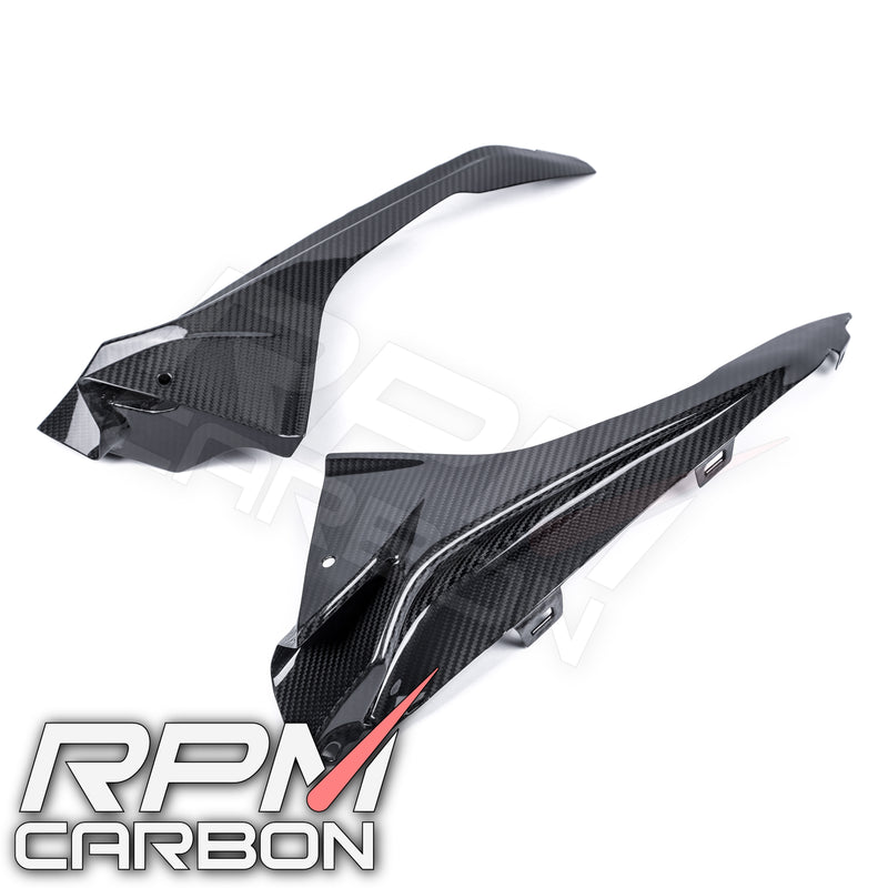 BMW S1000RR Carbon Fiber Upper Side Fairings Cowls