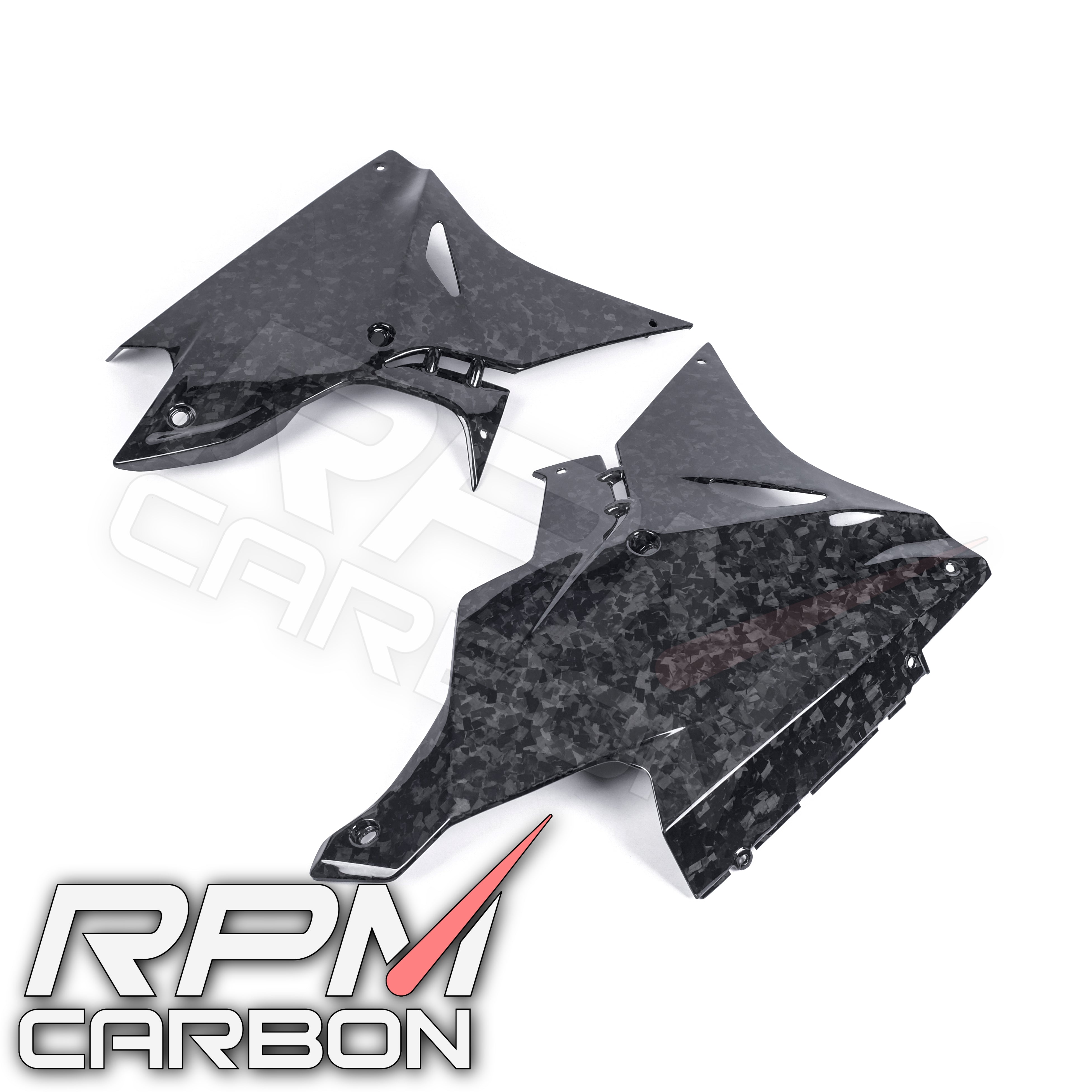 BMW S1000RR Carbon Fiber Lower Side Fairings