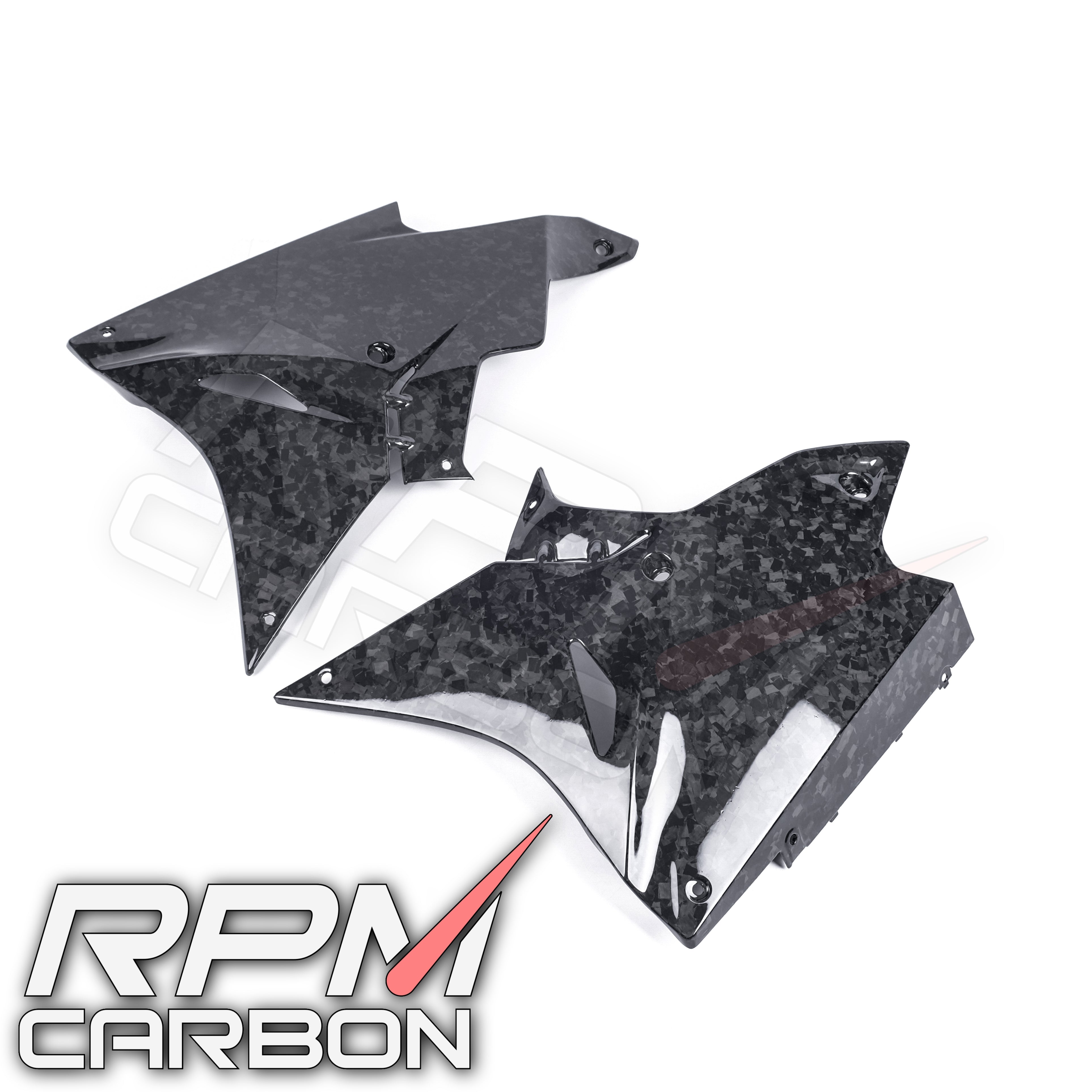 BMW S1000RR Carbon Fiber Lower Side Fairings