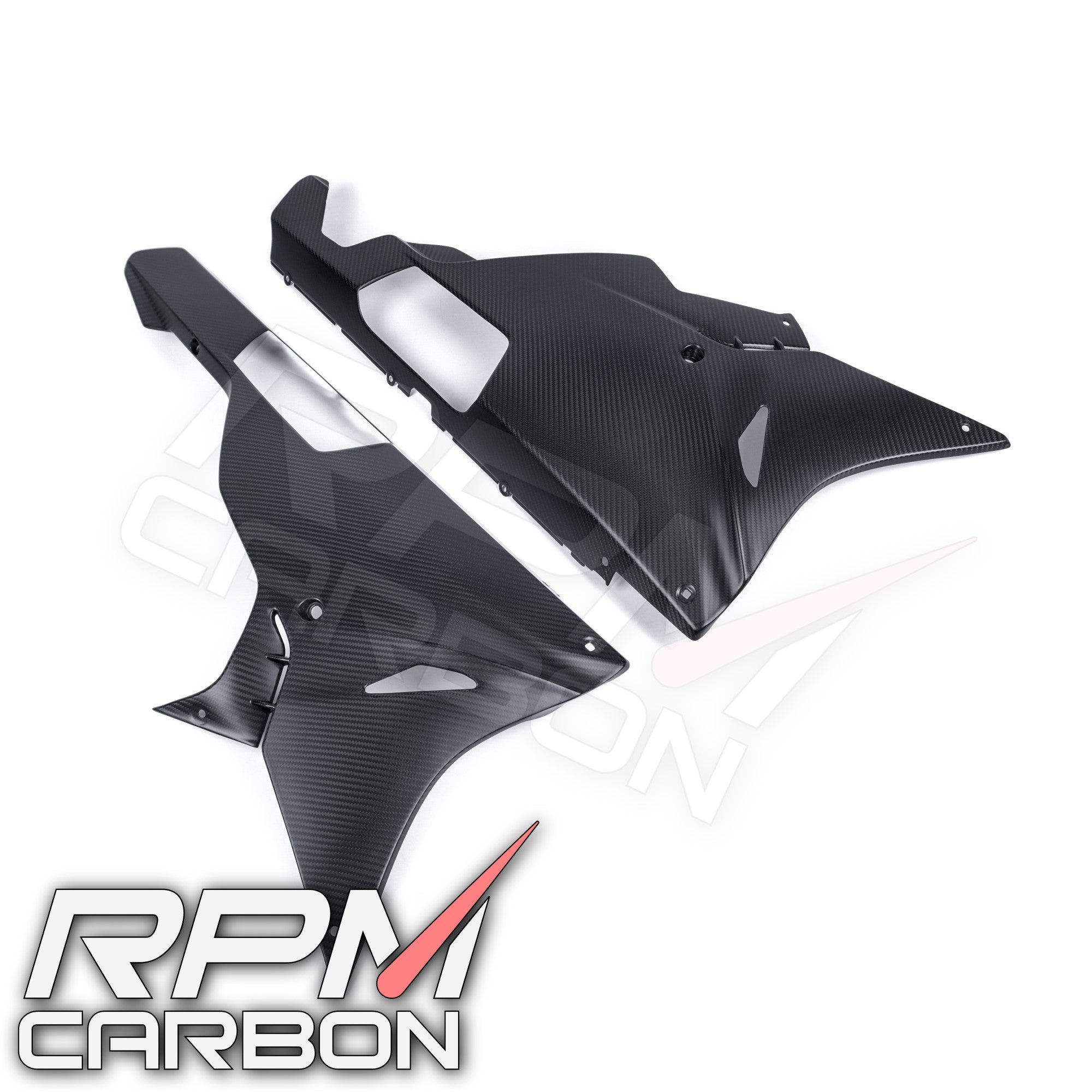RPM カーボン Fカウル  S1000RR 2015-2019 BMW S1000RR (2015-2016) Carbon Fiber Belly Pan Lower Side Fairings
