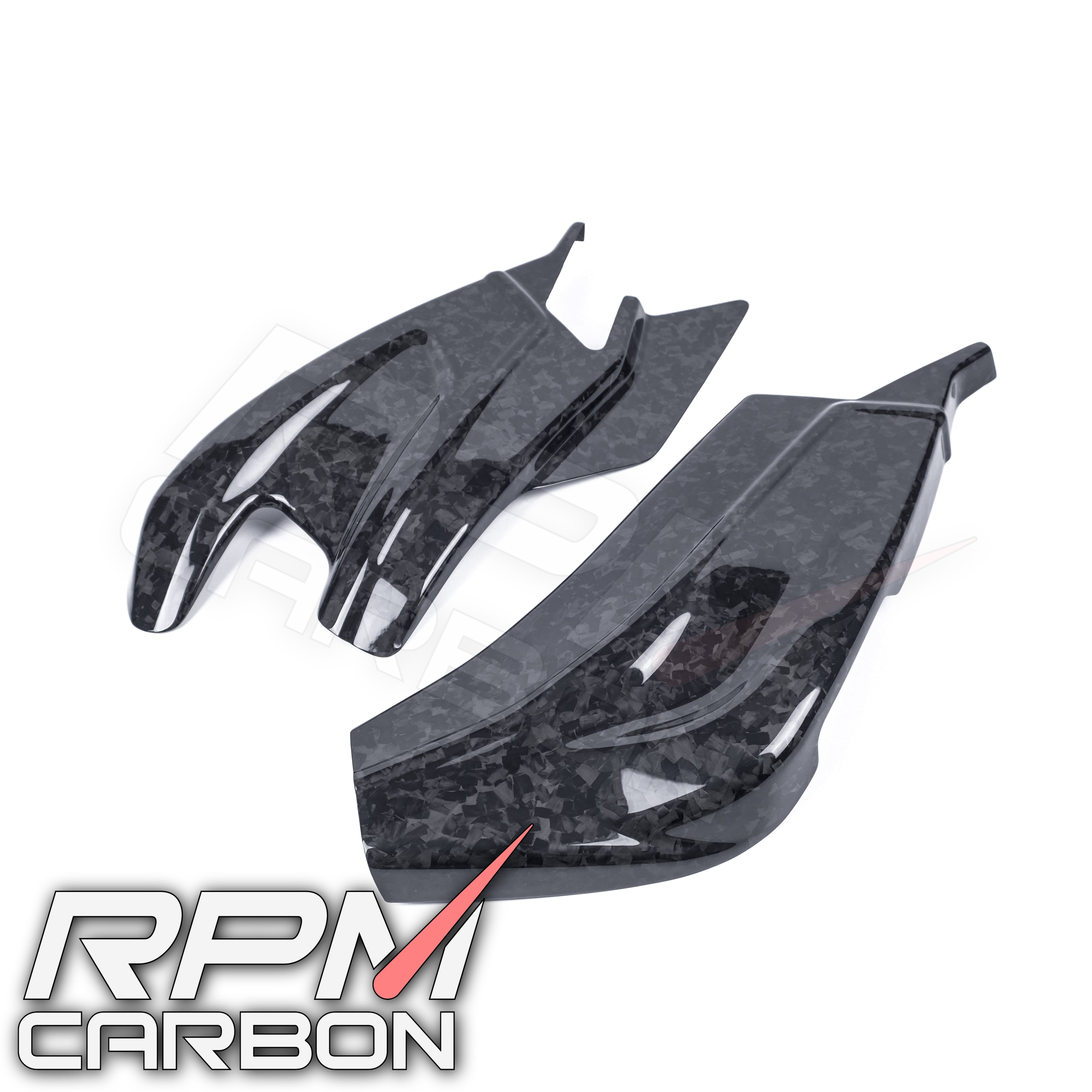 BMW S1000RR S1000R Carbon Fiber Swingarm Covers Protection
