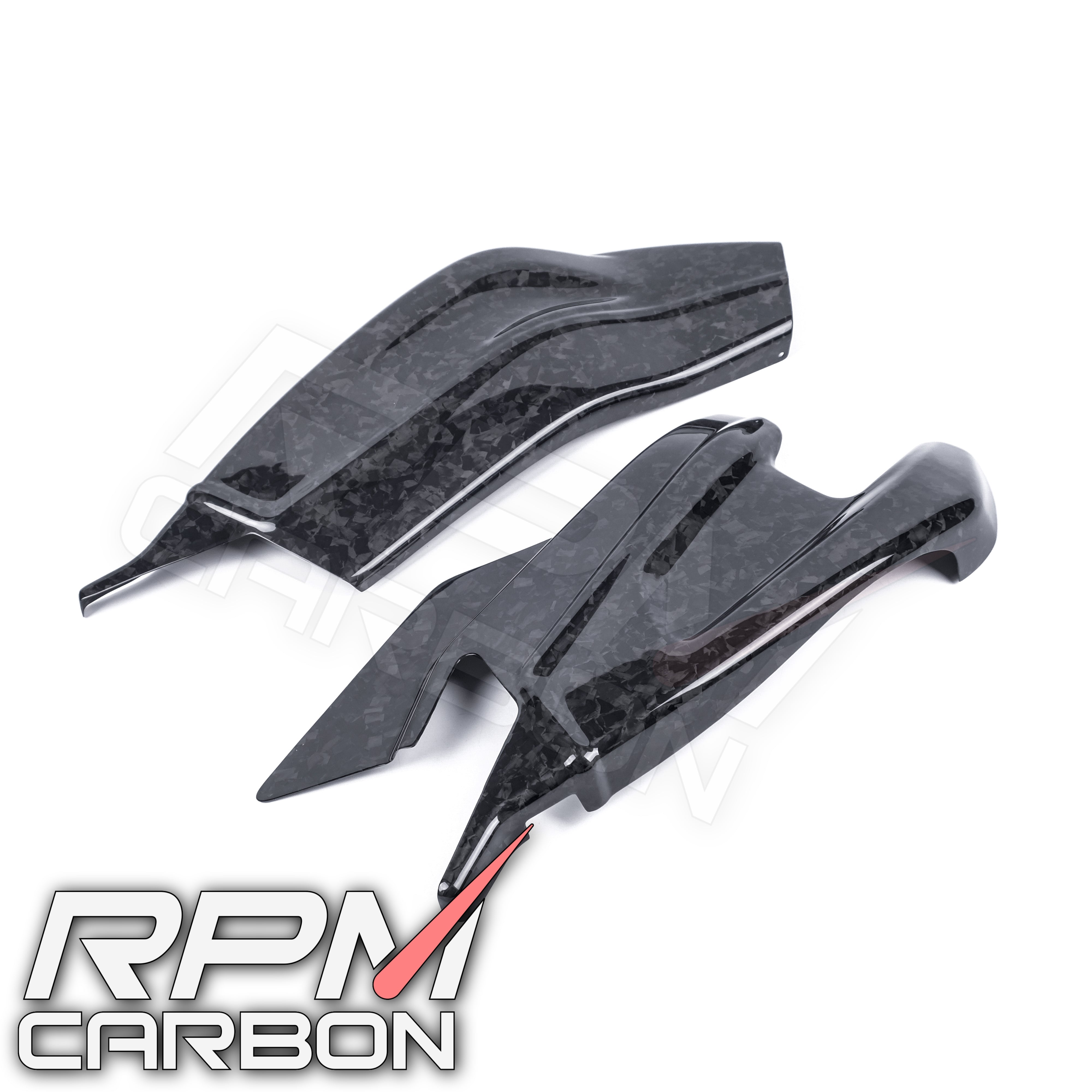 BMW S1000RR S1000R Carbon Fiber Swingarm Covers Protection