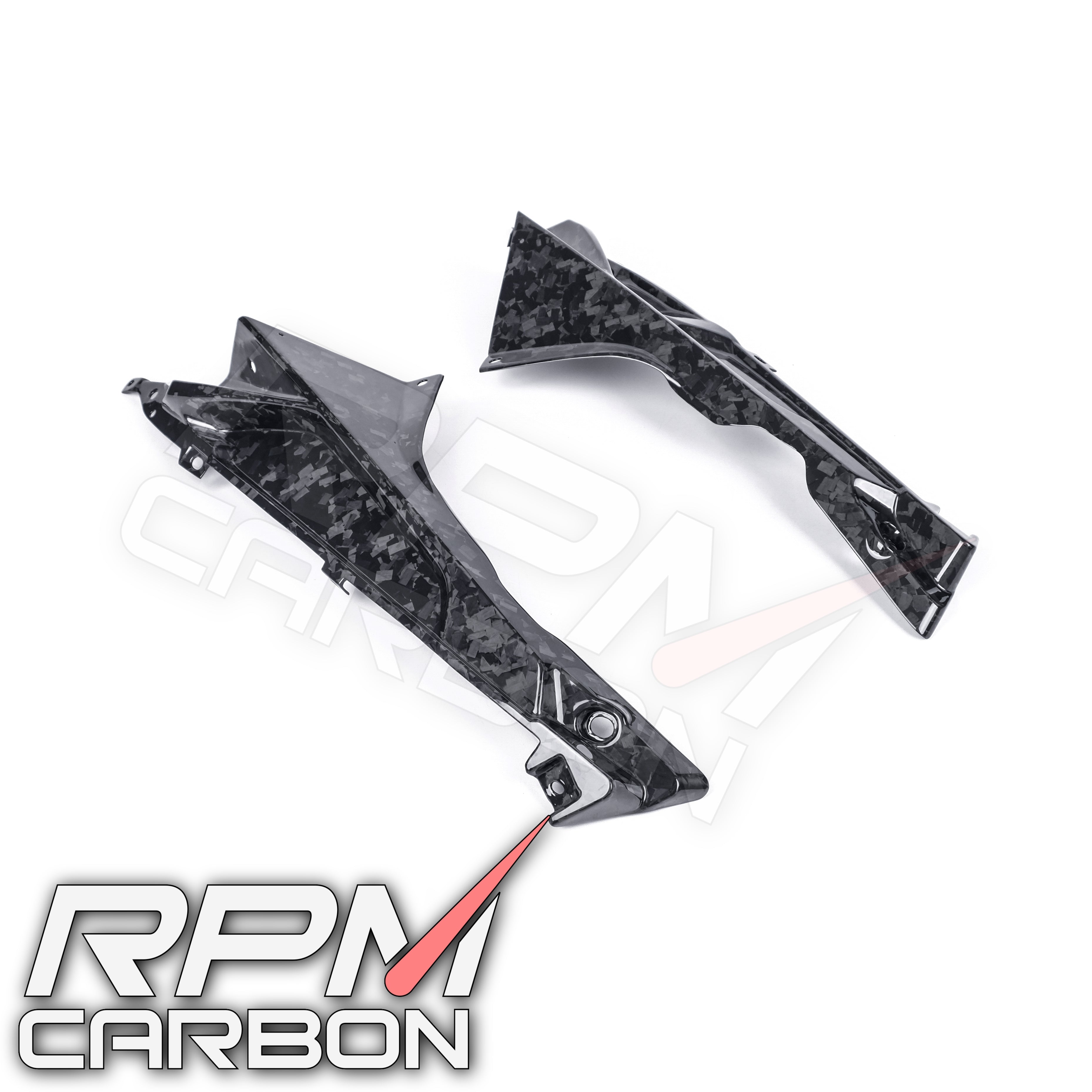 BMW HP4 S1000RR Carbon Fiber Upper Side Fairings Cowls