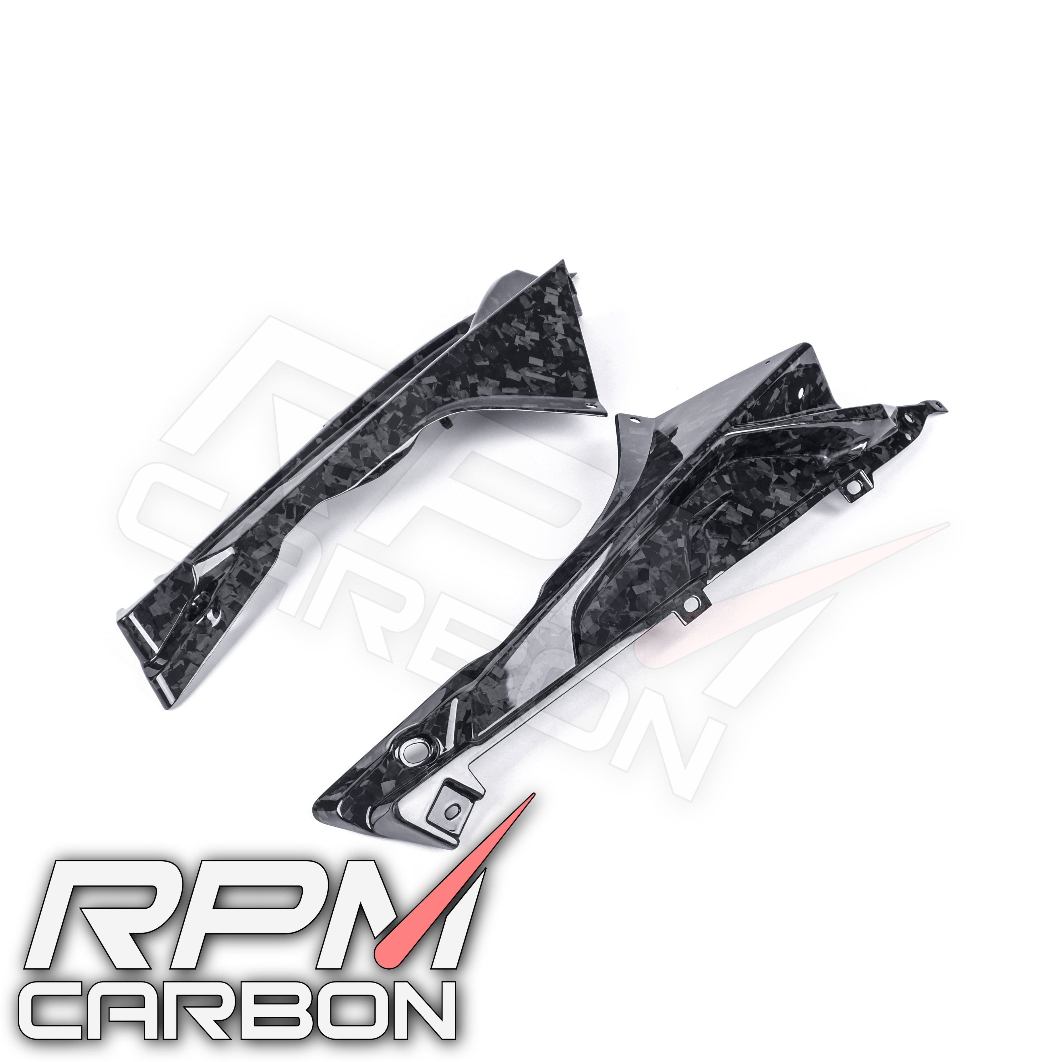 BMW HP4 S1000RR Carbon Fiber Upper Side Fairings Cowls
