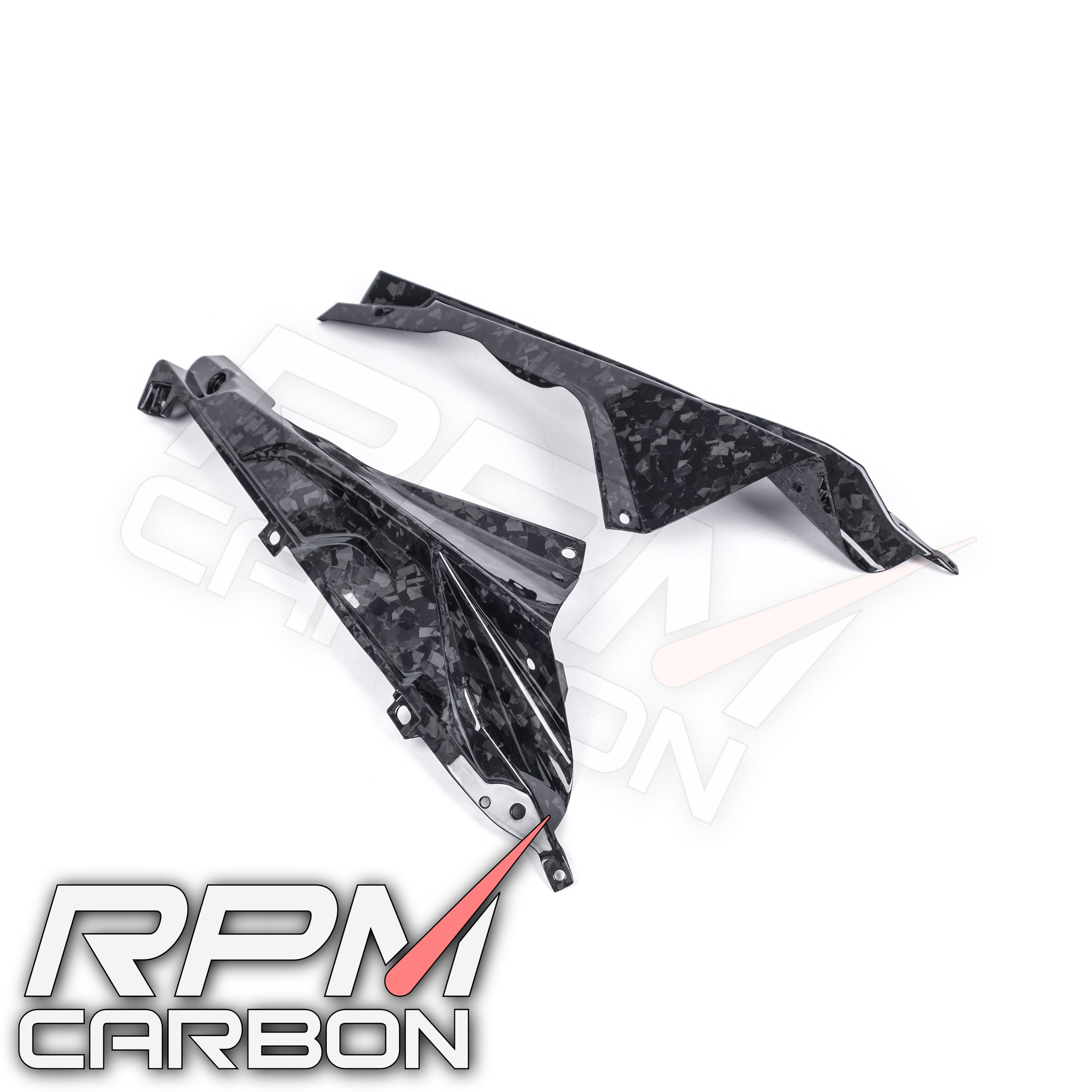 BMW HP4 S1000RR Carbon Fiber Upper Side Fairings Cowls