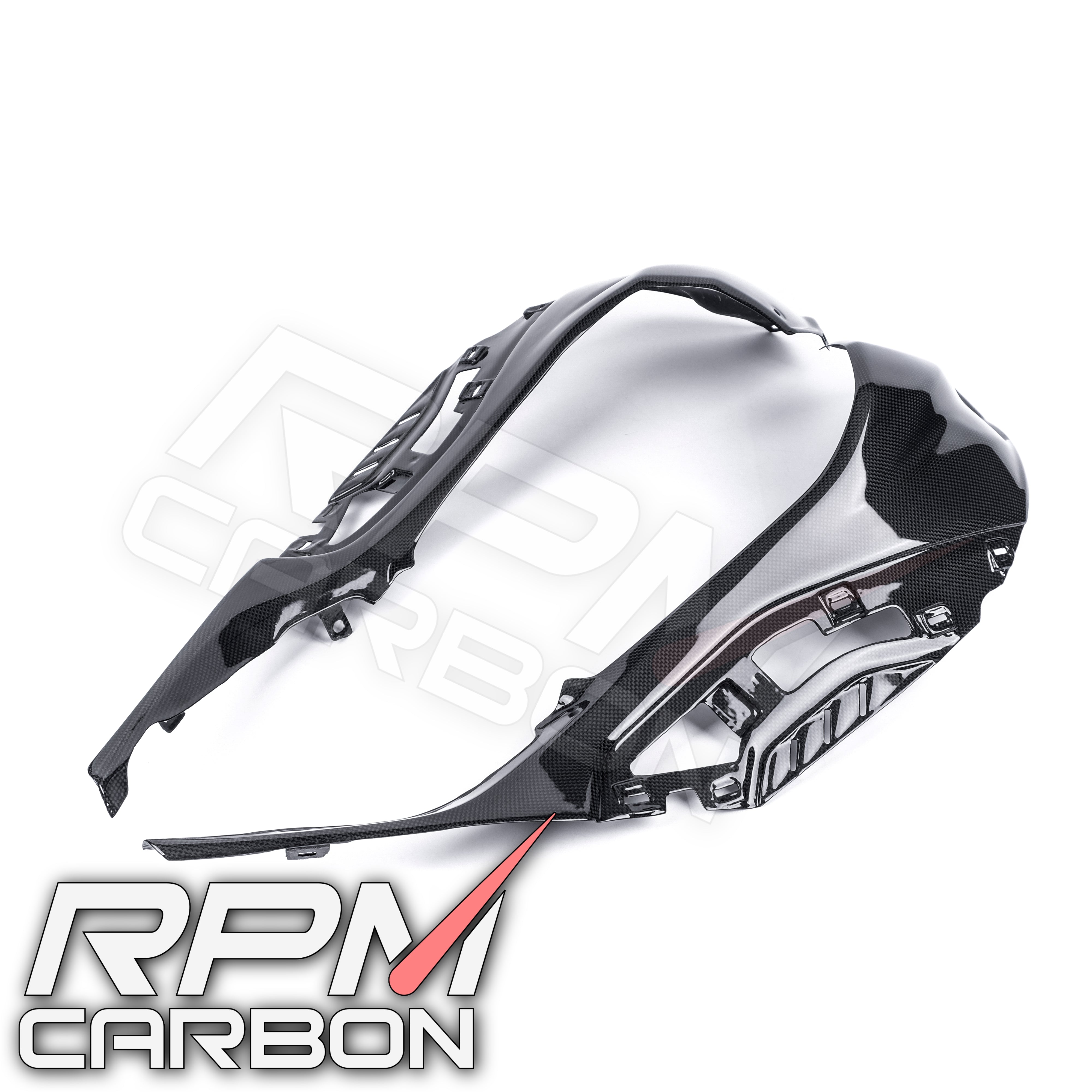 BMW S1000RR 2020 Tank Side Panels (OEM Version) in Carbon Fiber