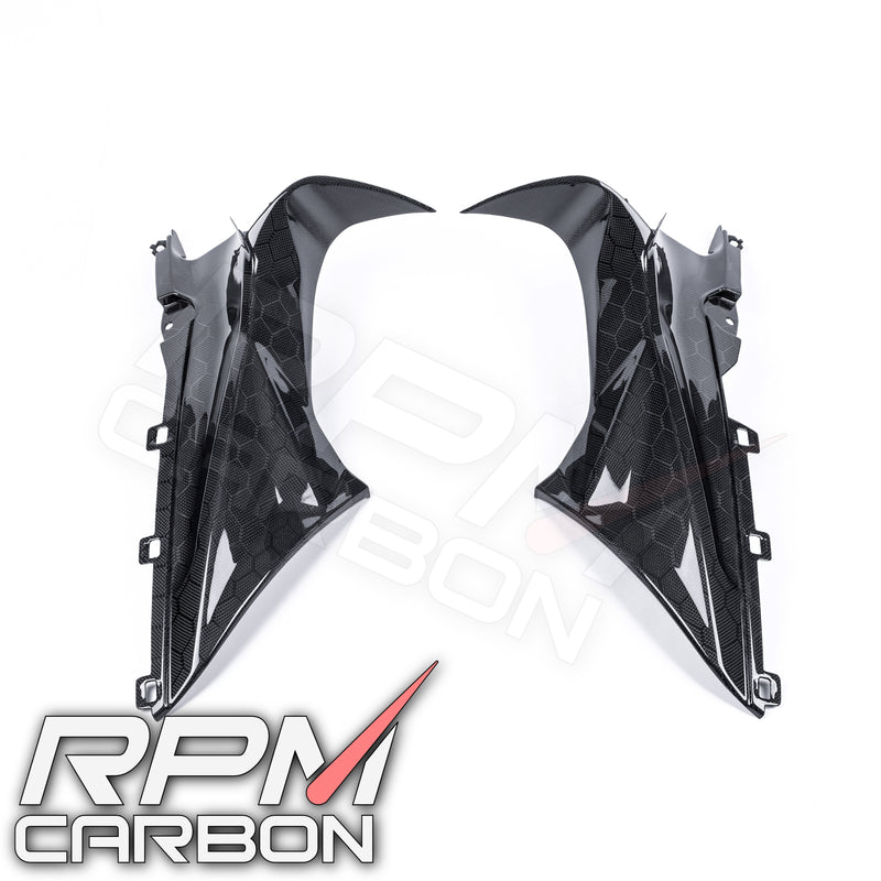 BMW S1000RR Carbon Fiber Dash Board Upper Side Fairings