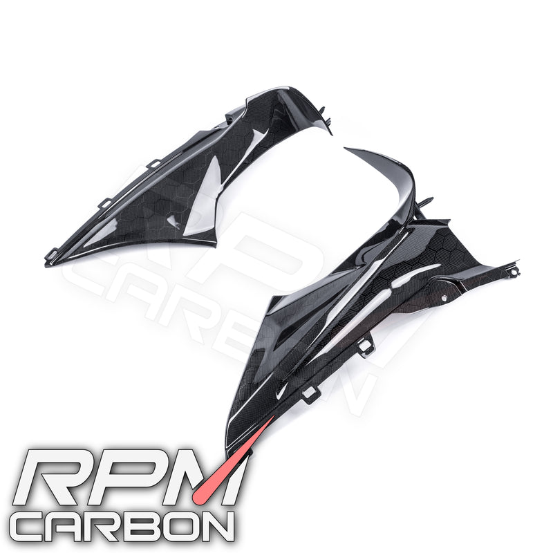 BMW S1000RR Carbon Fiber Dash Board Upper Side Fairings