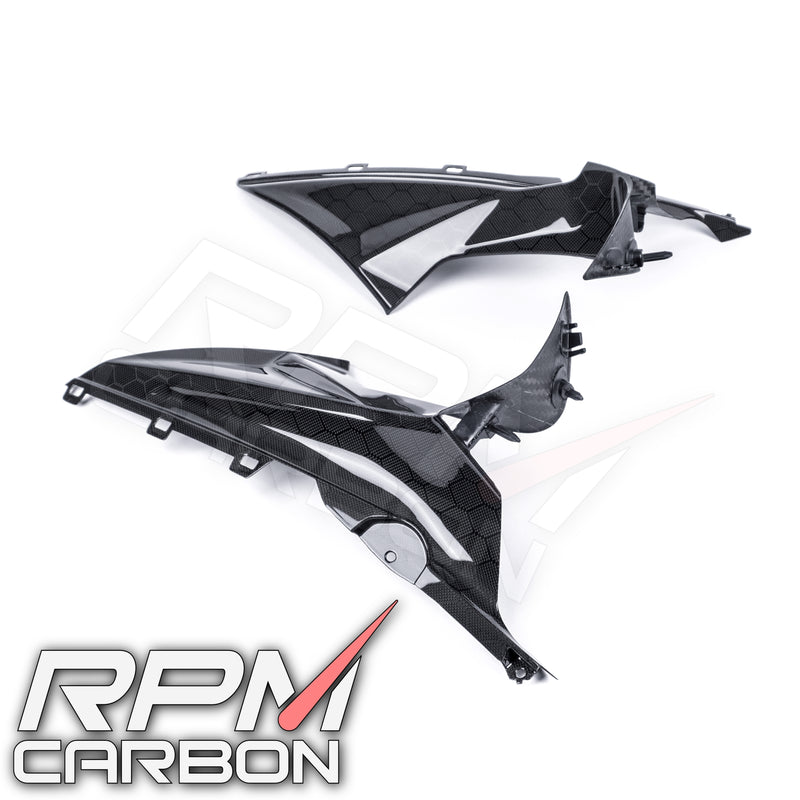 BMW S1000RR Carbon Fiber Dash Board Upper Side Fairings