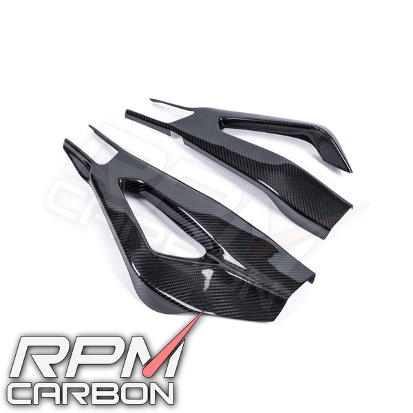 BMW S1000RR Carbon Fiber Swingarm Covers Protectors Style A