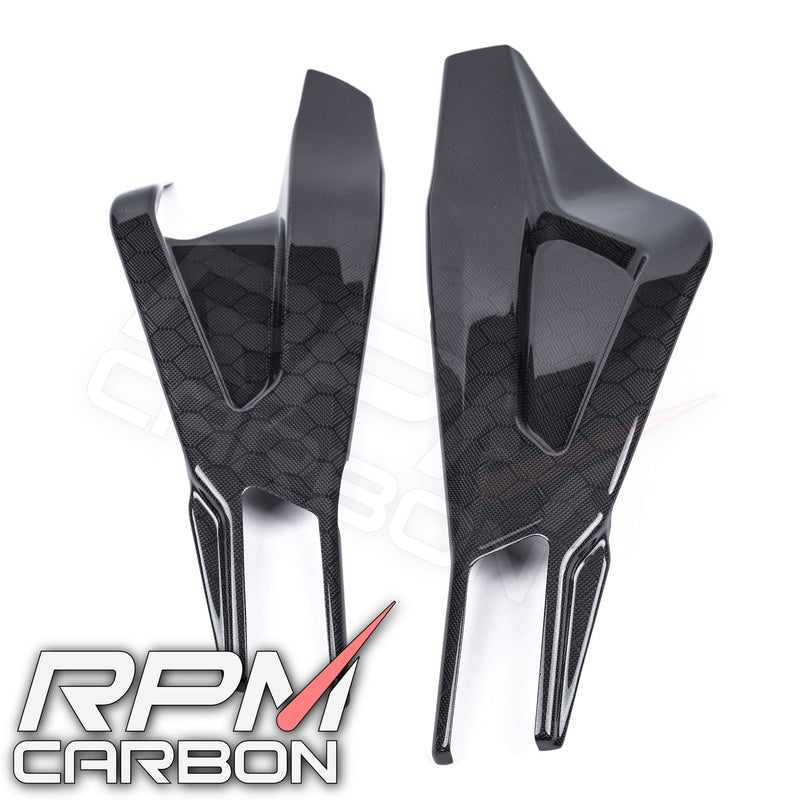 BMW S1000RR S1000R Carbon Fiber Swingarm Covers Protectors Style B WSBK