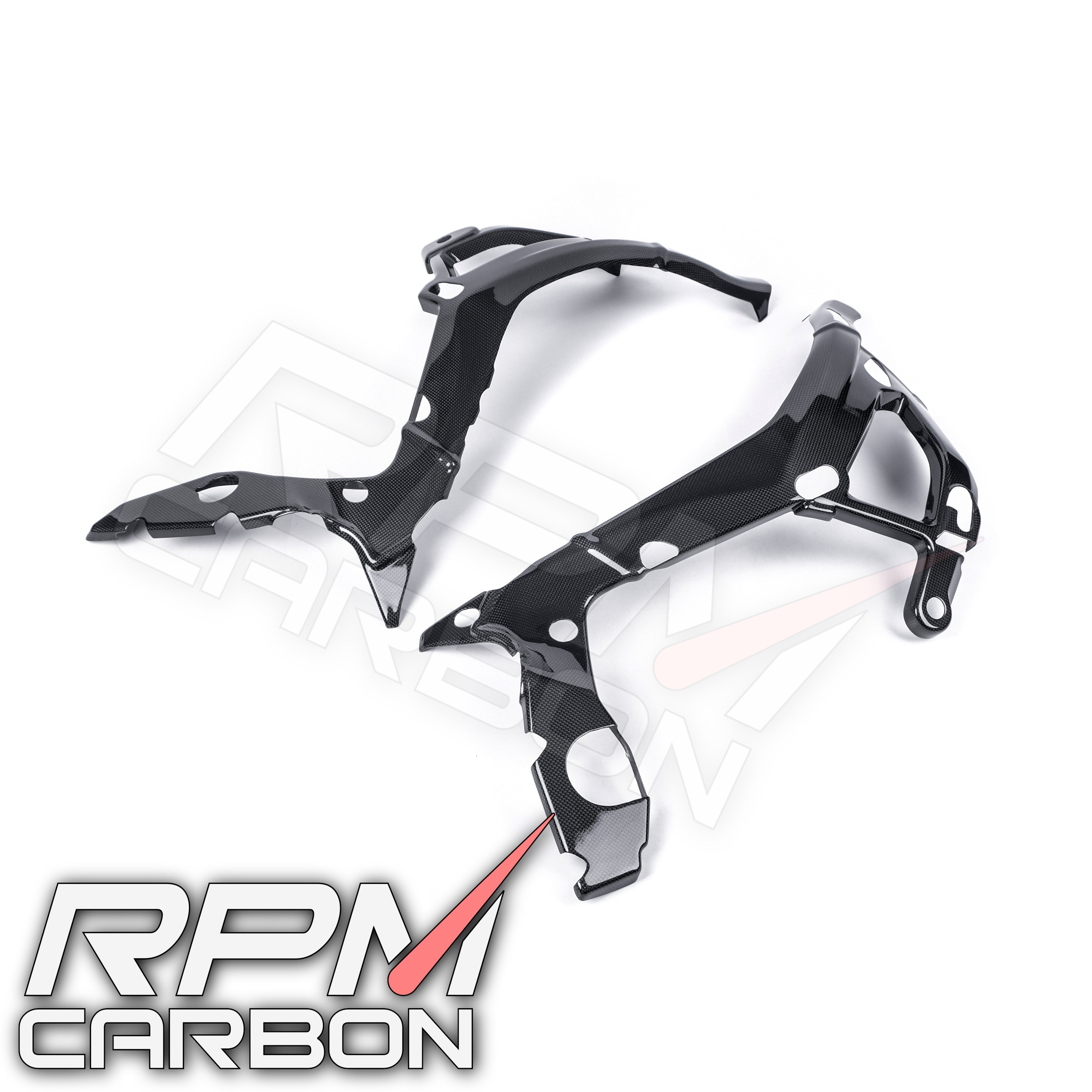 BMW S1000RR S1000R Carbon Fiber Frame Covers Protectors