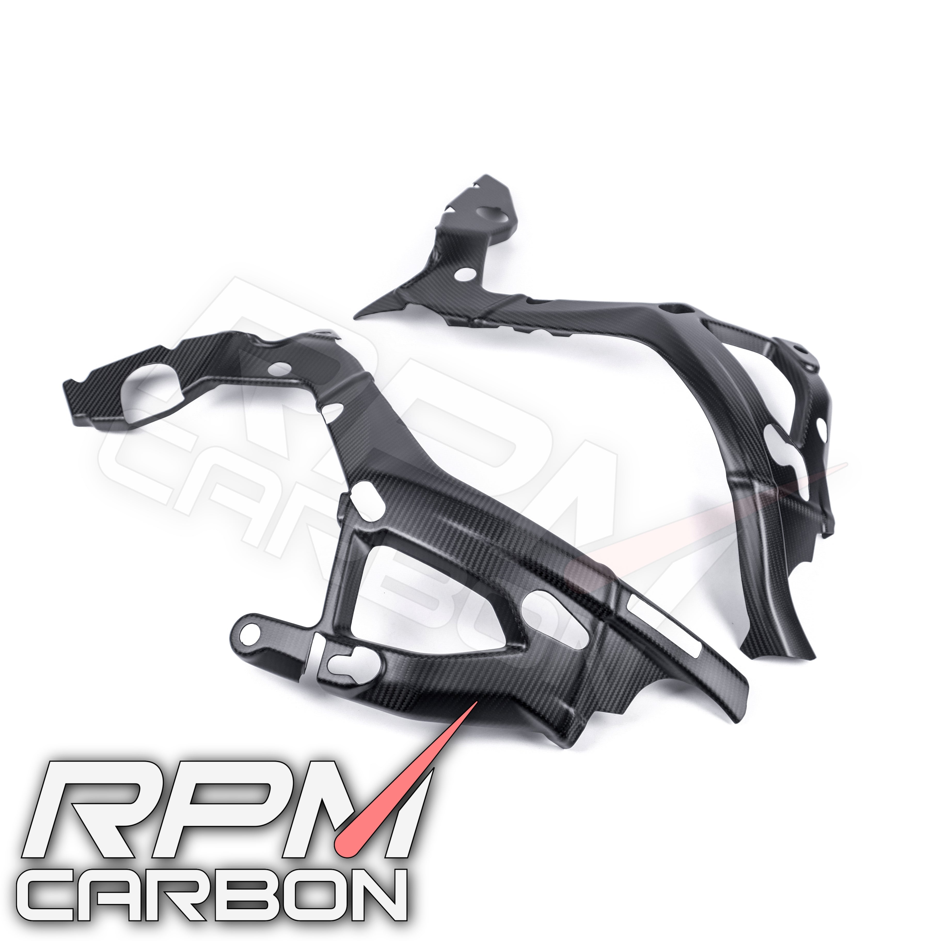 BMW S1000RR 2020 Frame Covers Protectors in Carbon Fiber
