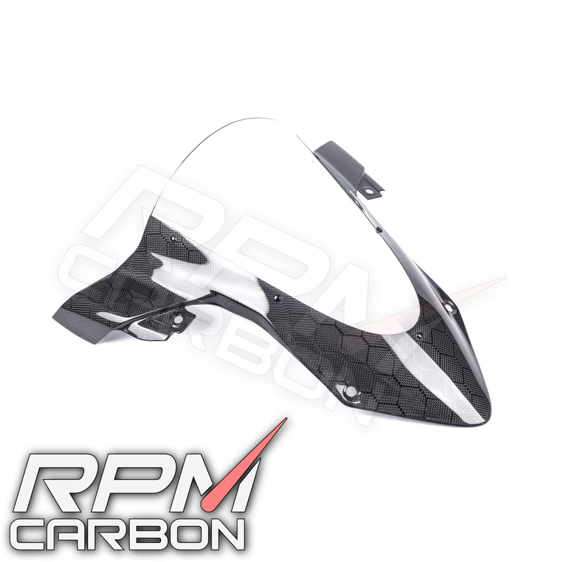 BMW S1000RR Windshield Carbon - Clear Glass (See Description)